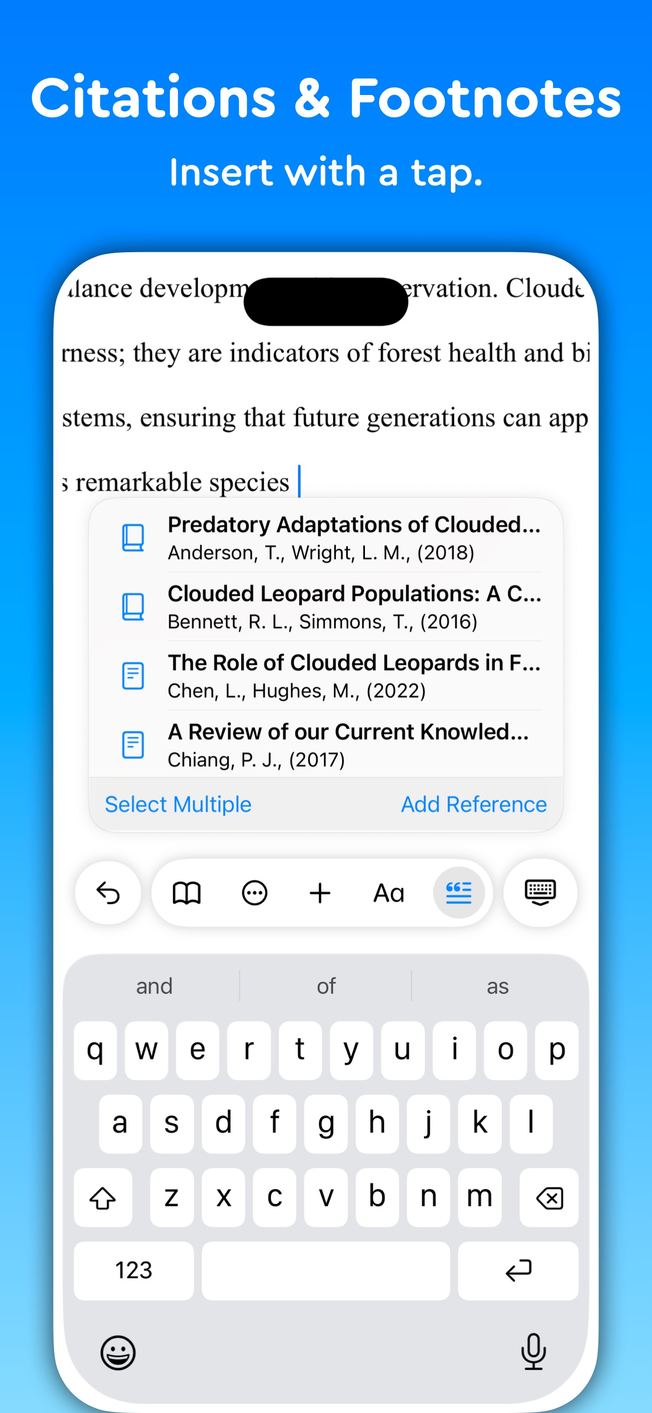 Essayist: Academic Writing App iPhone screenshot 6