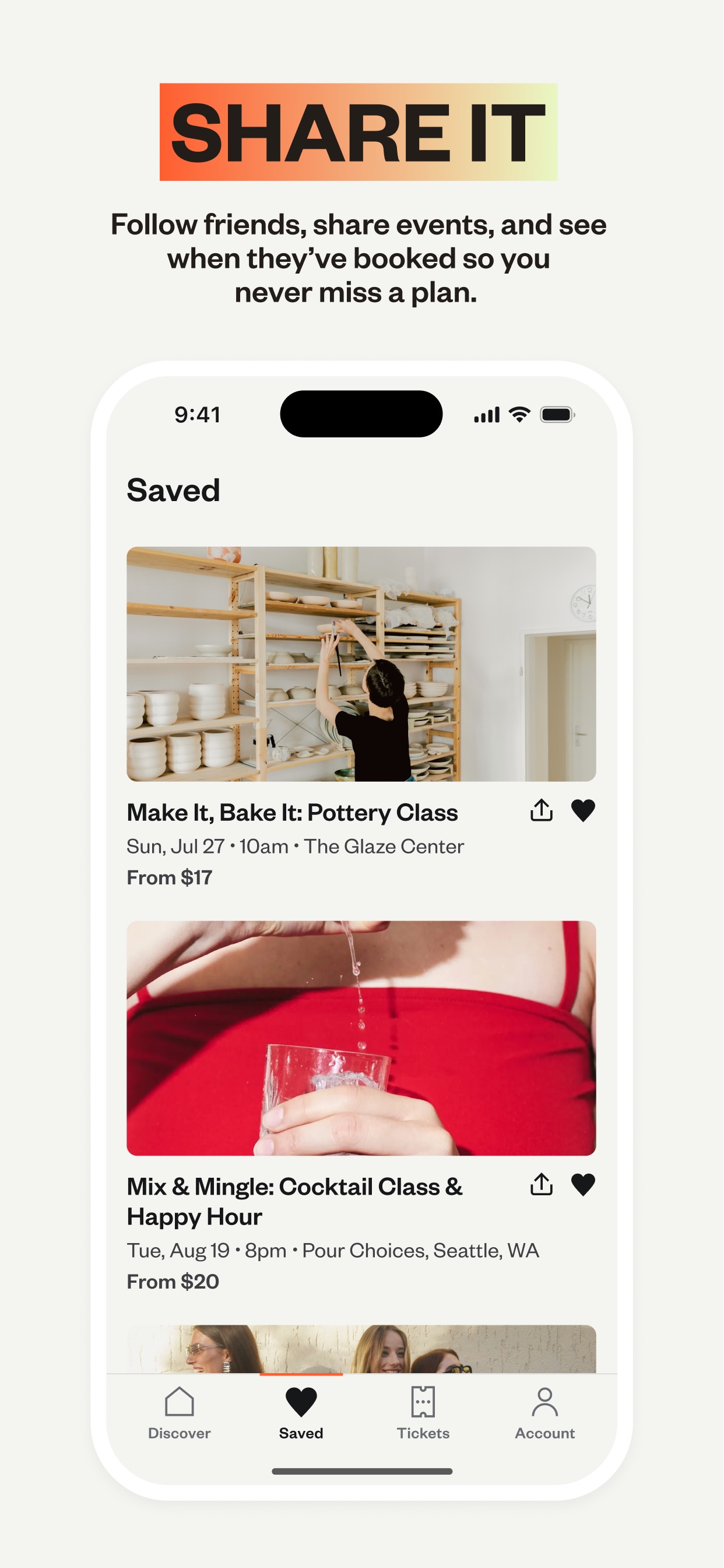 Eventbrite iPhone screenshot 3