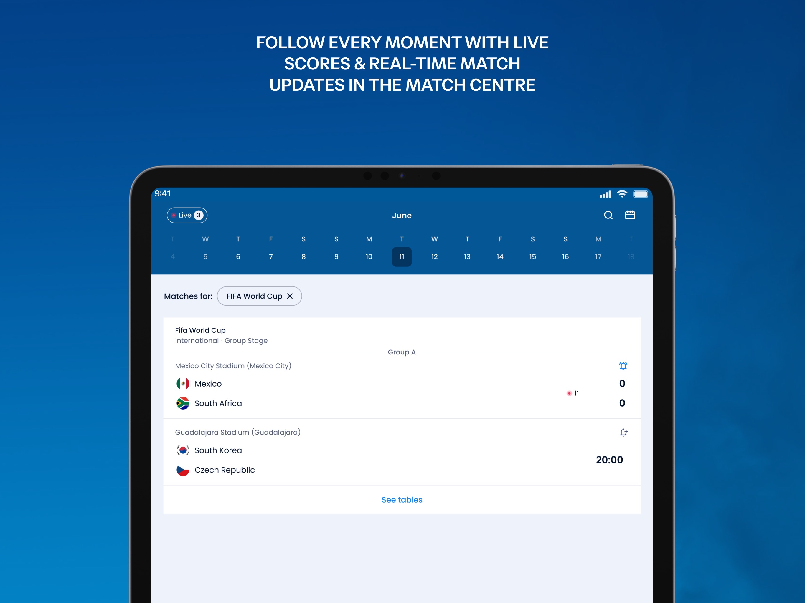 FIFA Official App iPad screenshot 2