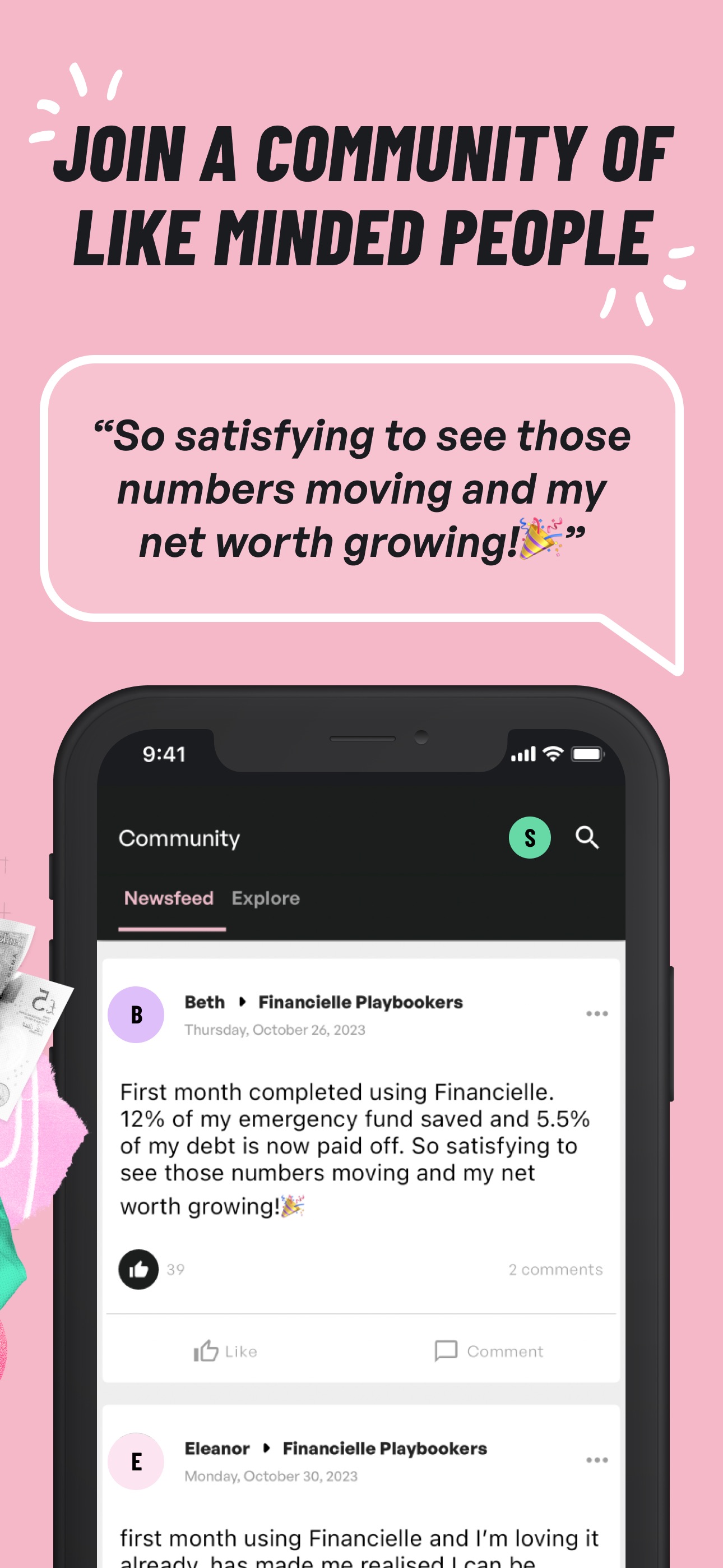 Financielle: Budget Planner iPhone screenshot 3