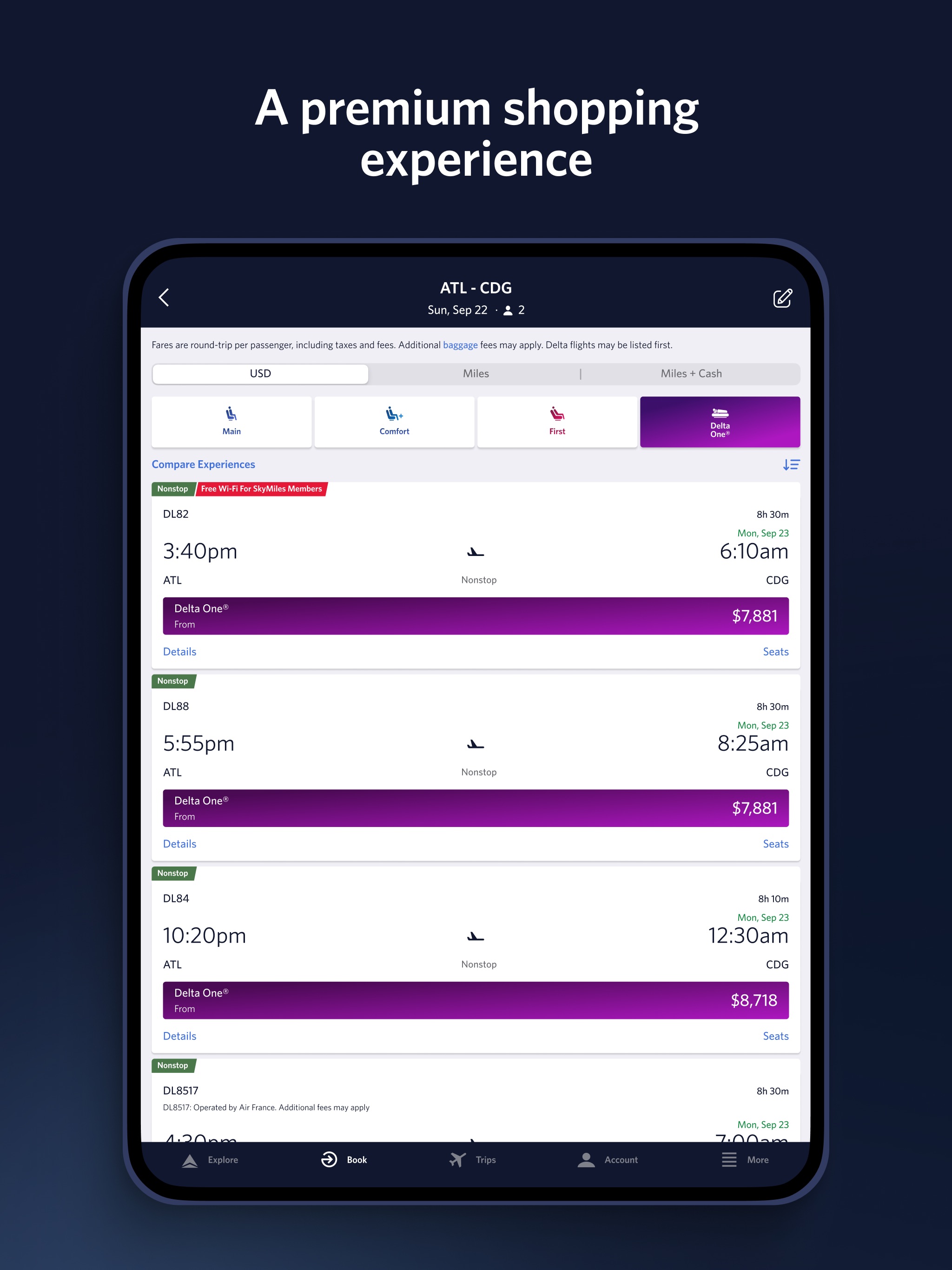 Fly Delta iPad screenshot 3