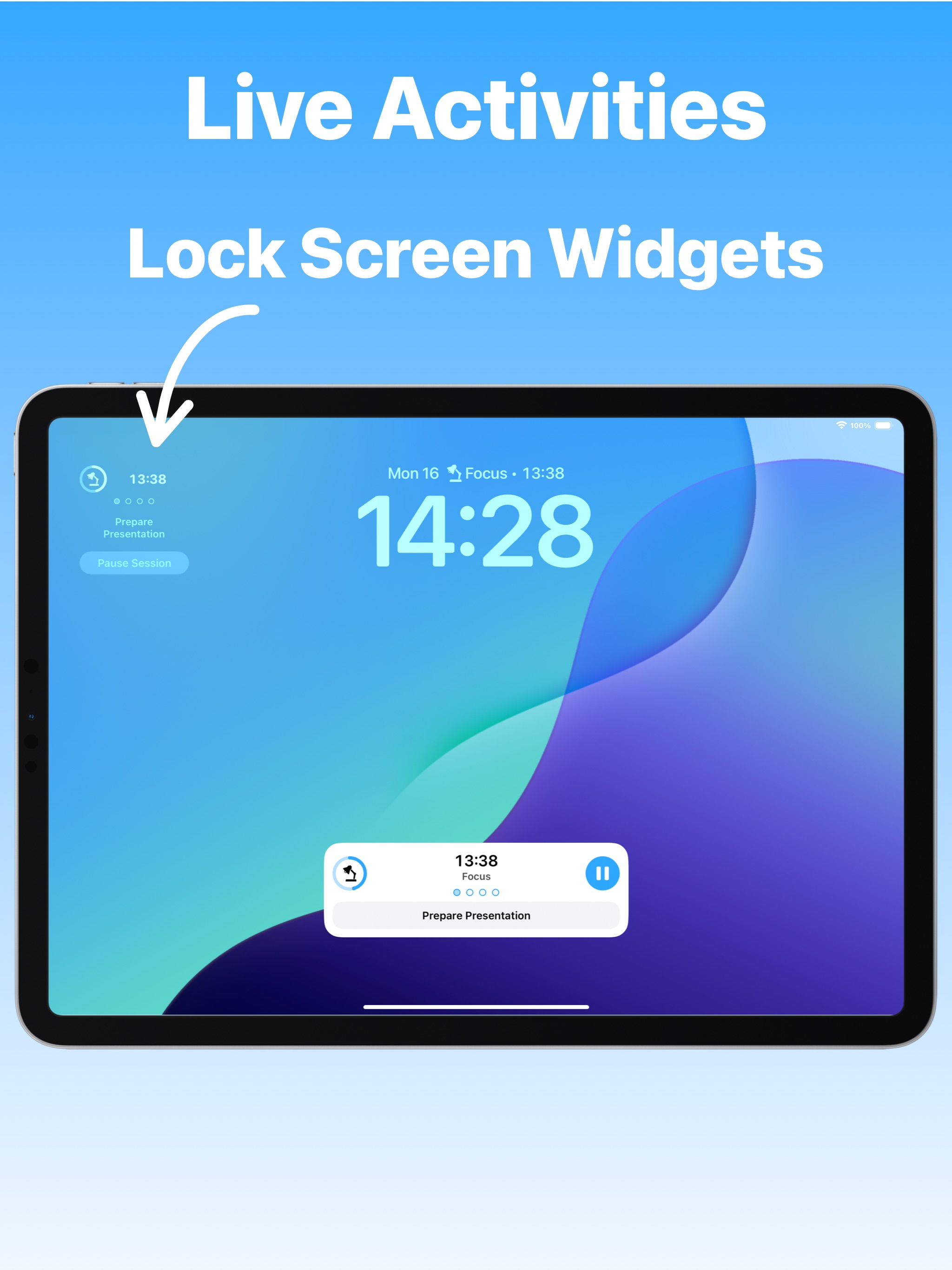 Focus - Timer for Productivity iPad screenshot 4