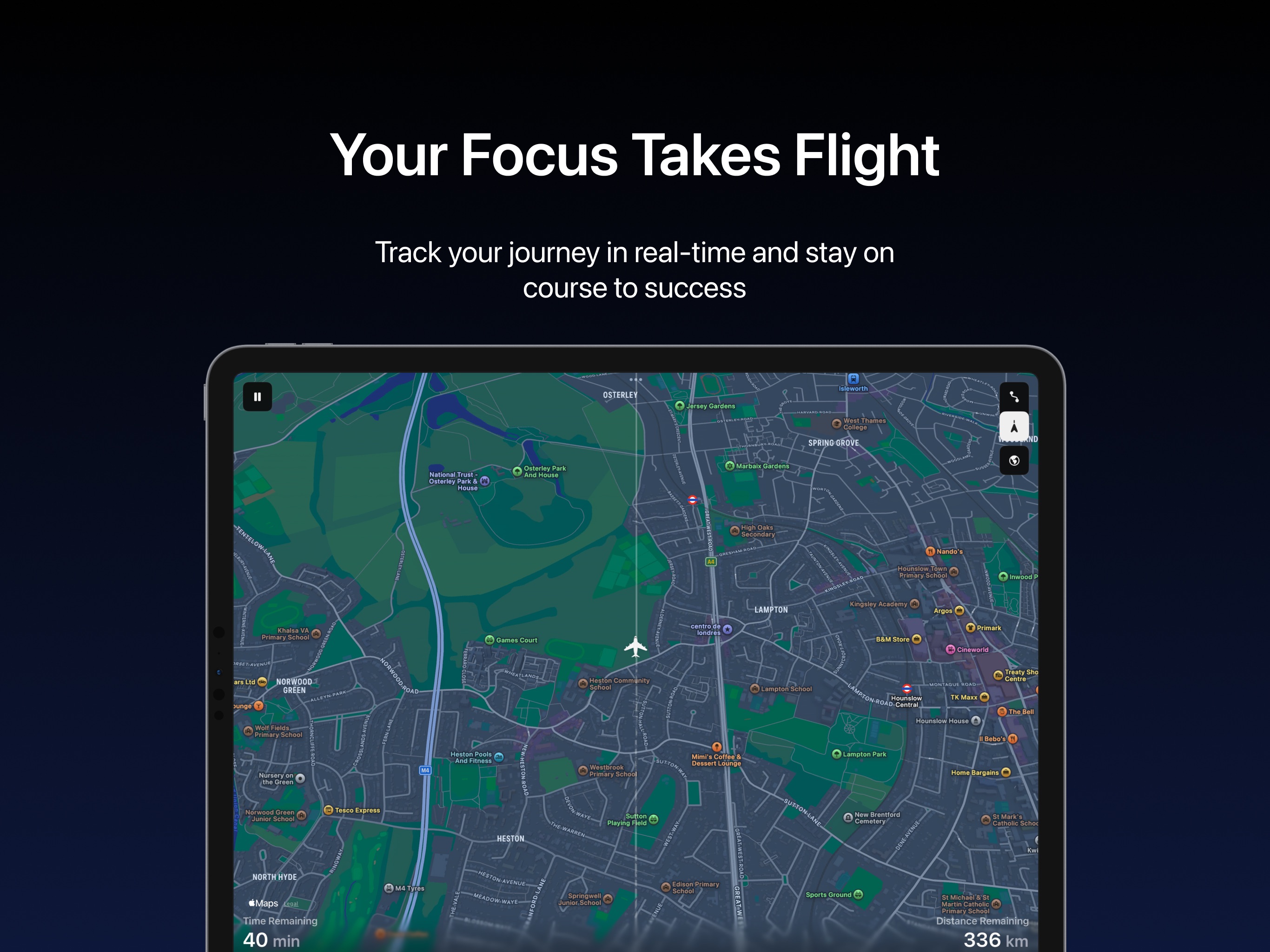 FocusFlight - Deepfocus Timer iPad screenshot 3