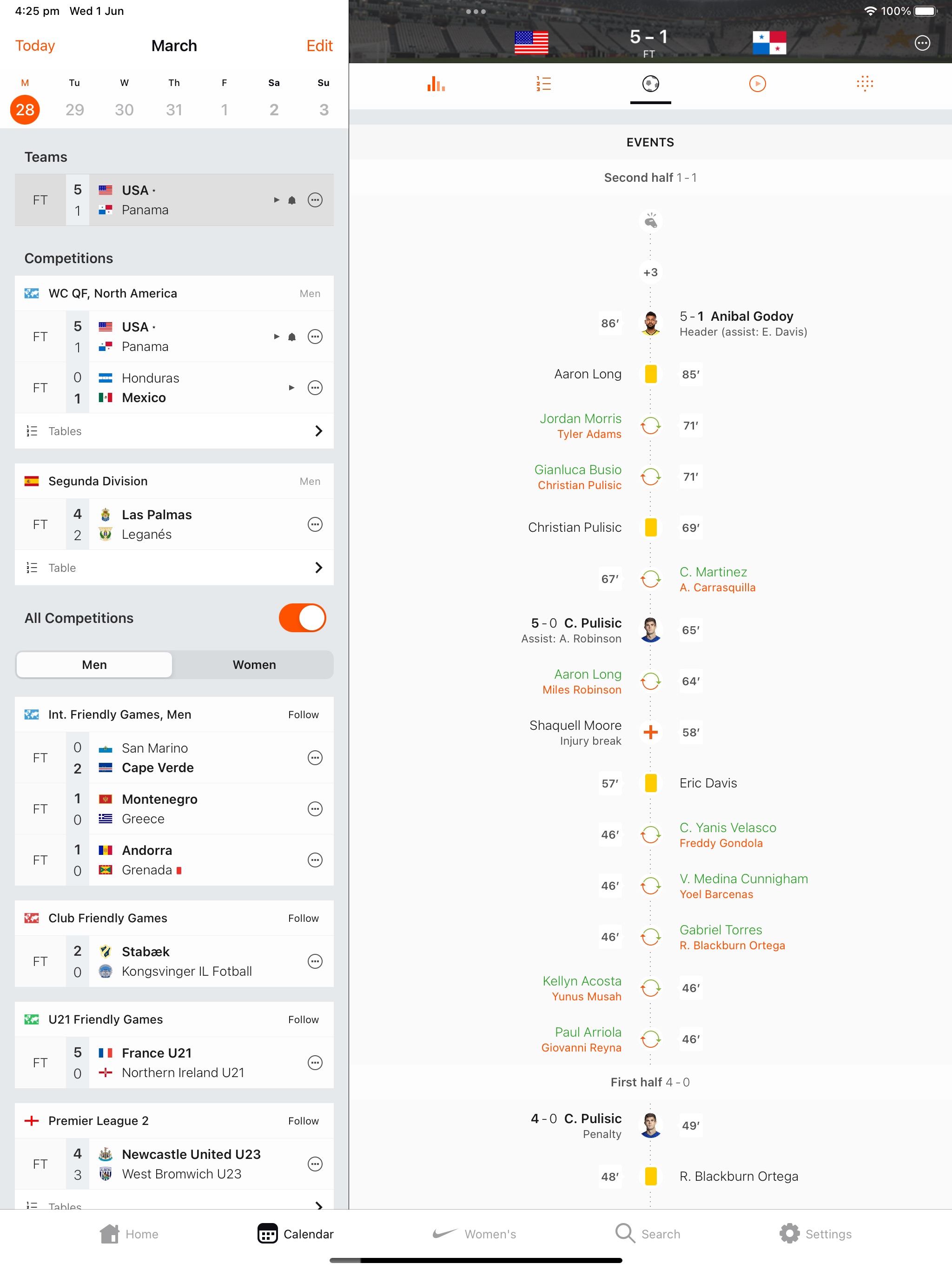 Forza Football - Live Scores iPad screenshot 1