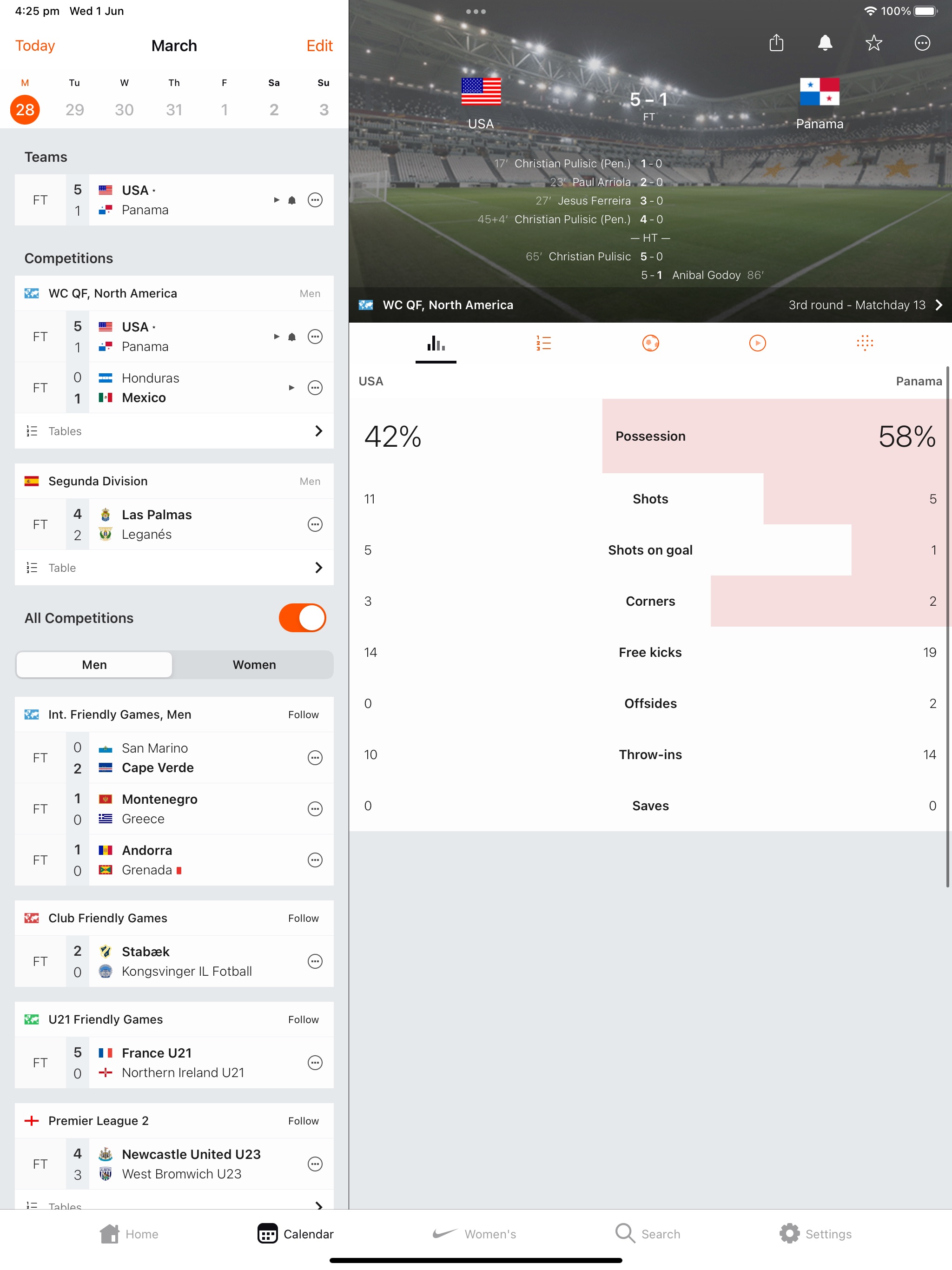 Forza Football - Live Scores iPad screenshot 4