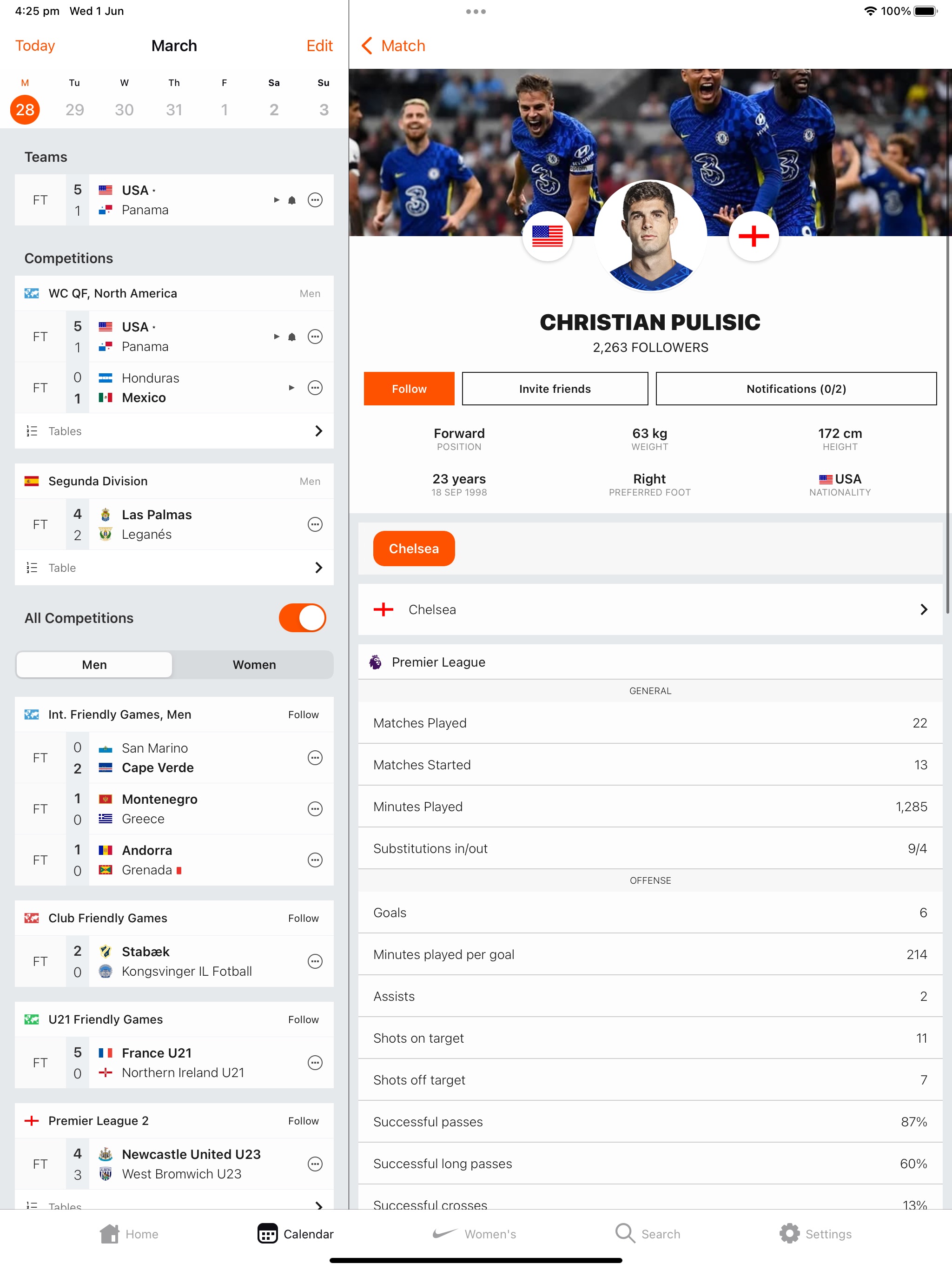 Forza Football - Live Scores iPad screenshot 5
