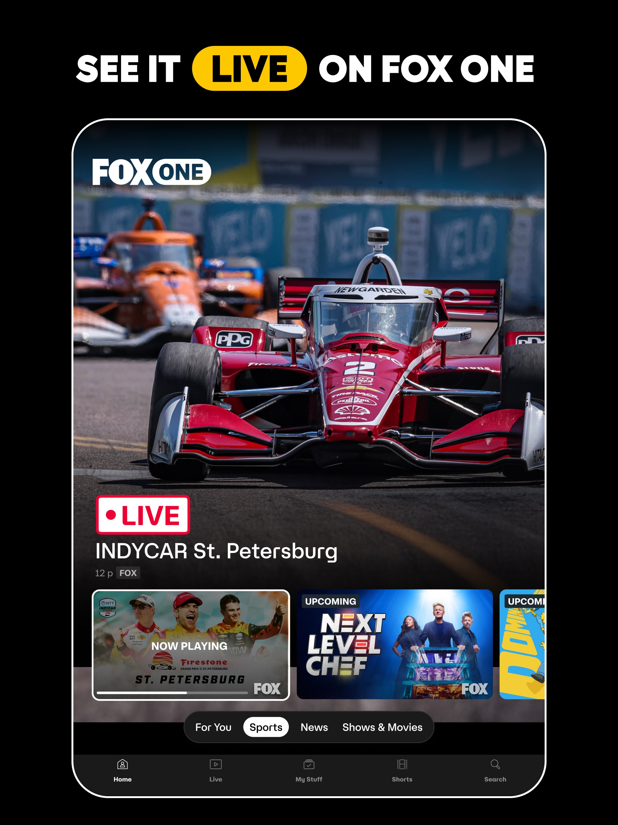 FOX One: Live News, Sports, TV iPad screenshot 3