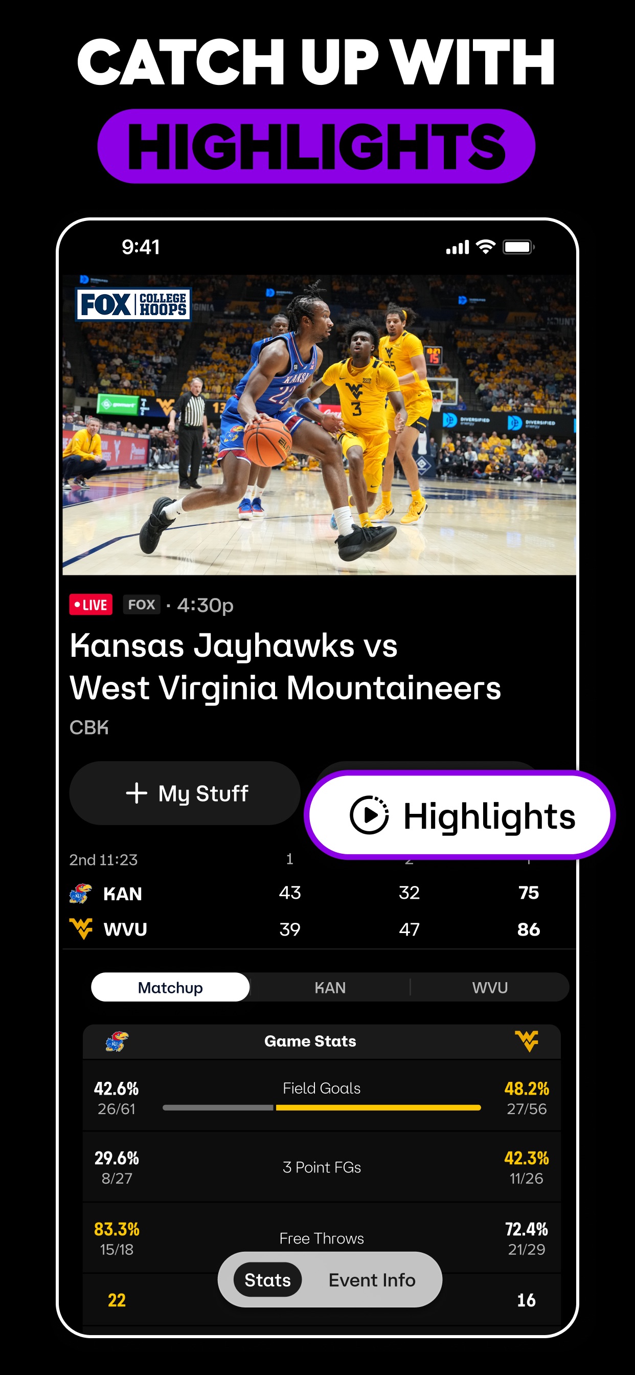 FOX One: Live News, Sports, TV iPhone screenshot 6
