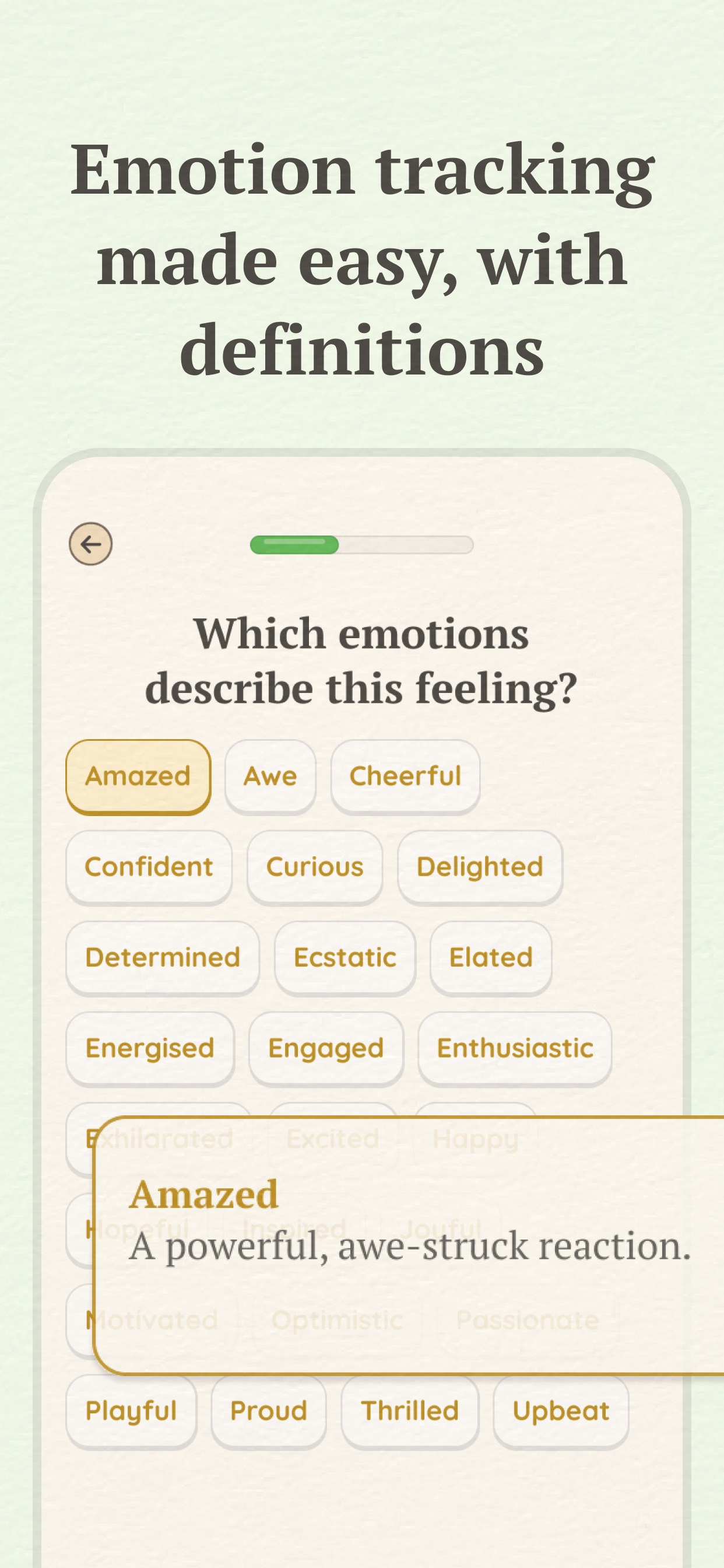 Foxtale Mood & Emotion Tracker iPhone screenshot 2