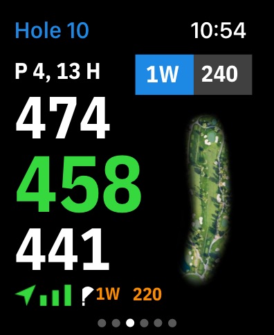 Golfshot Golf GPS Range Finder Apple Watch screenshot 1