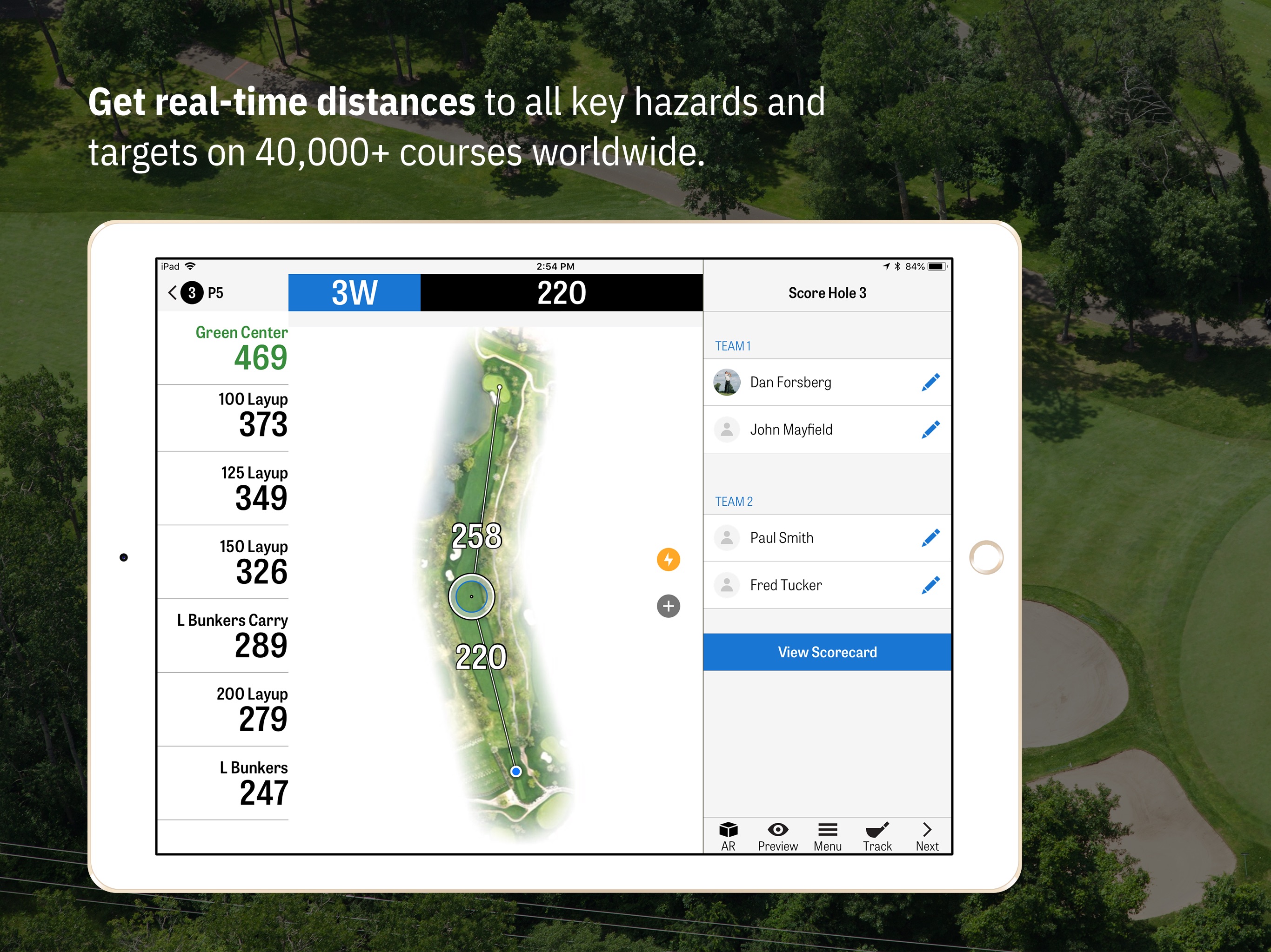 Golfshot Golf GPS Range Finder iPad screenshot 1