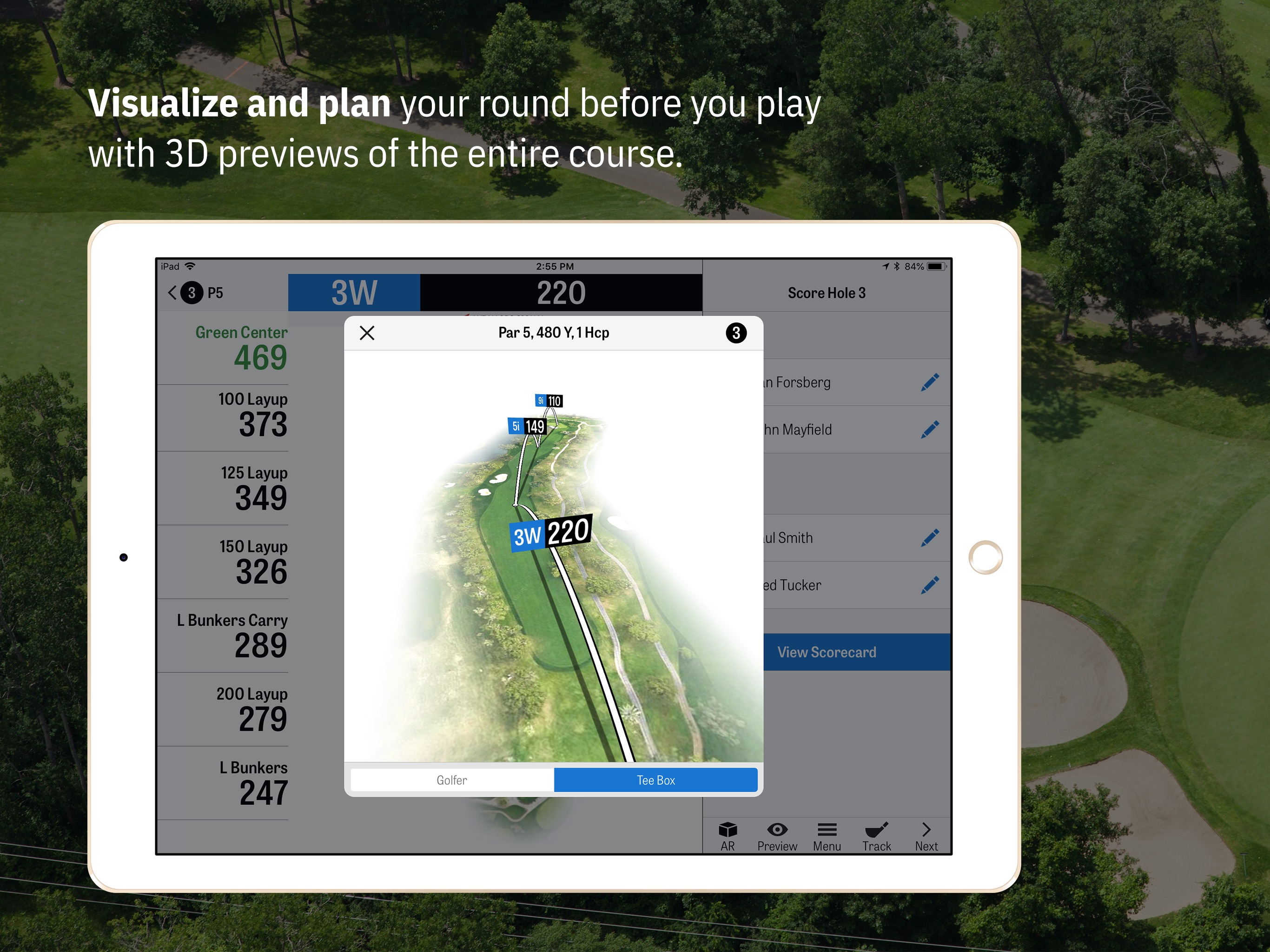 Golfshot Golf GPS Range Finder iPad screenshot 3