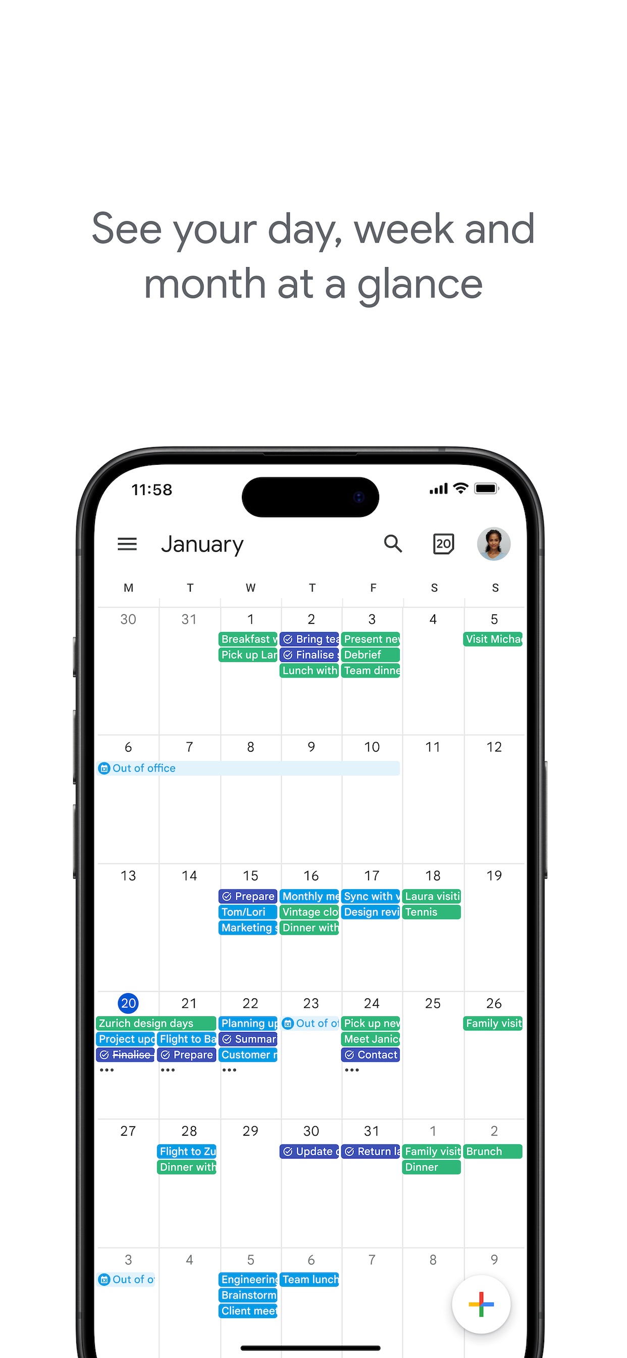 Google Calendar iPhone screenshot 5
