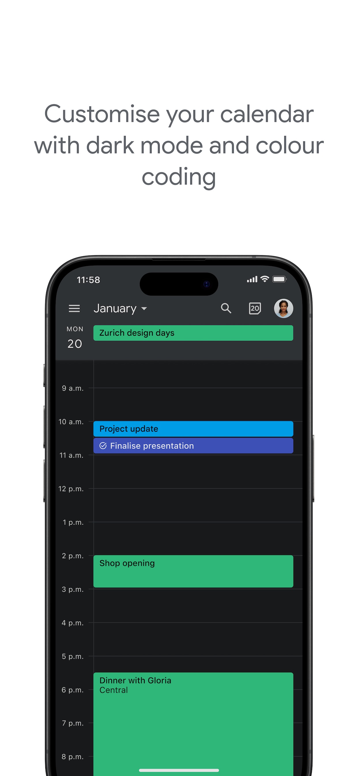 Google Calendar iPhone screenshot 6