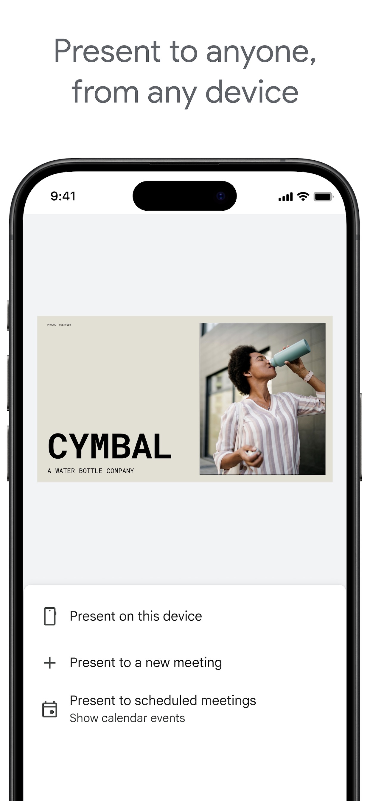 Google Slides iPhone screenshot 1