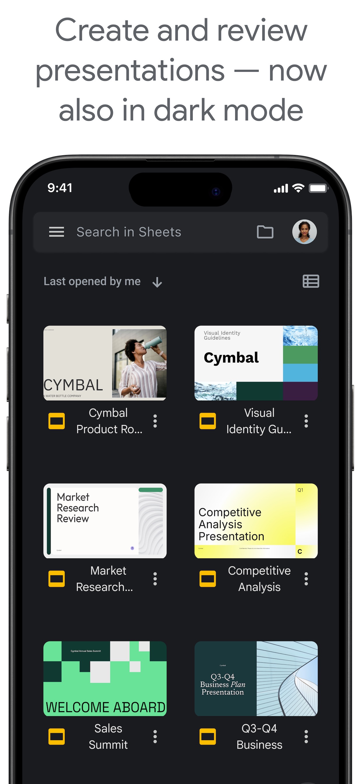 Google Slides iPhone screenshot 4