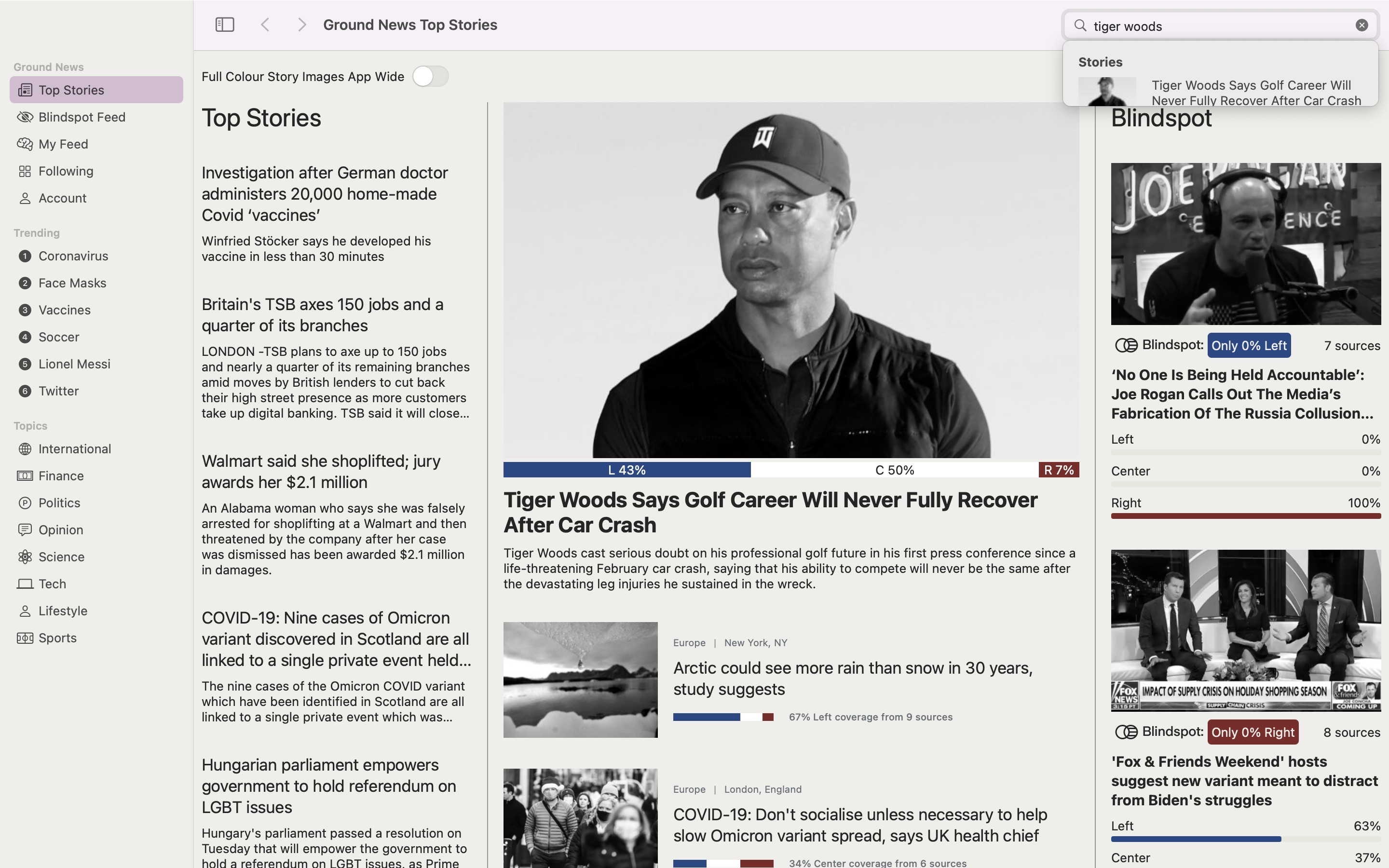 Ground News Mac screenshot 1