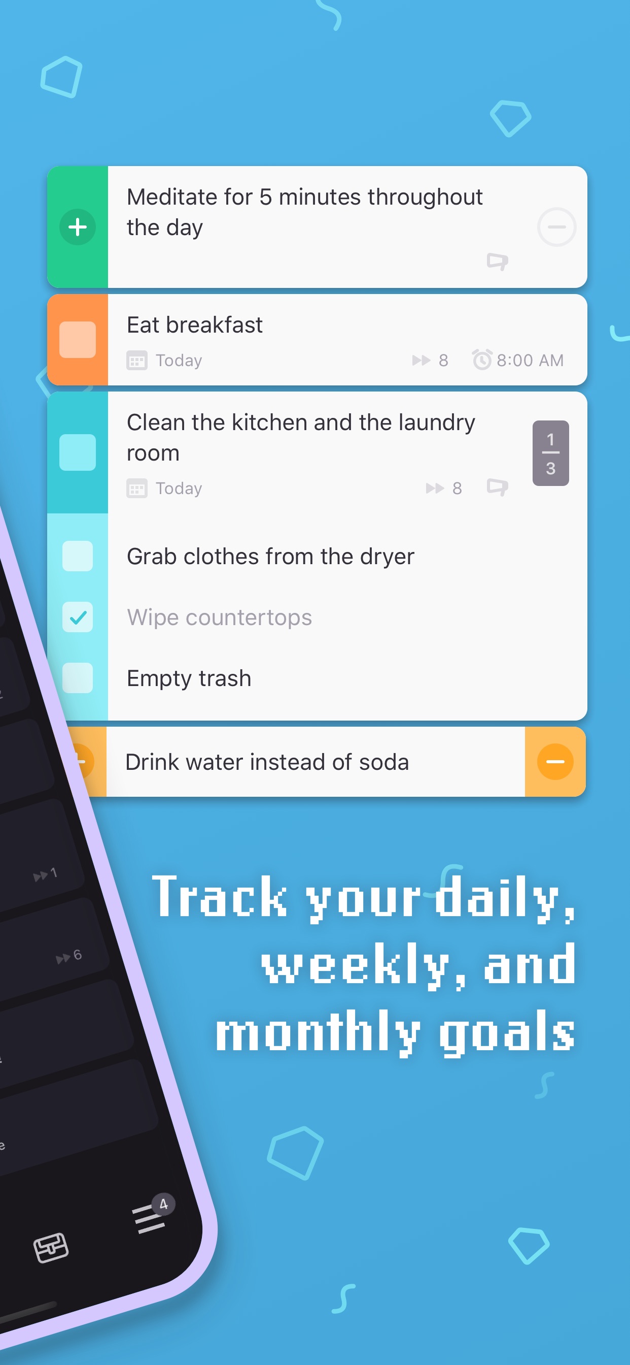 Habitica: Gamified Taskmanager iPhone screenshot 2