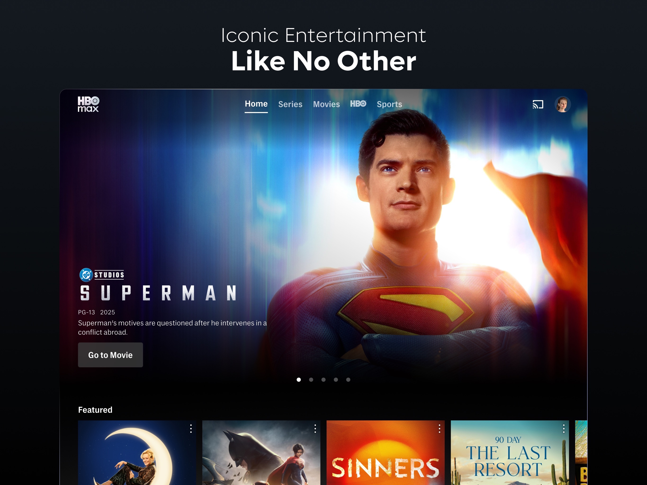 HBO Max: Stream Movies & TV iPad screenshot 2