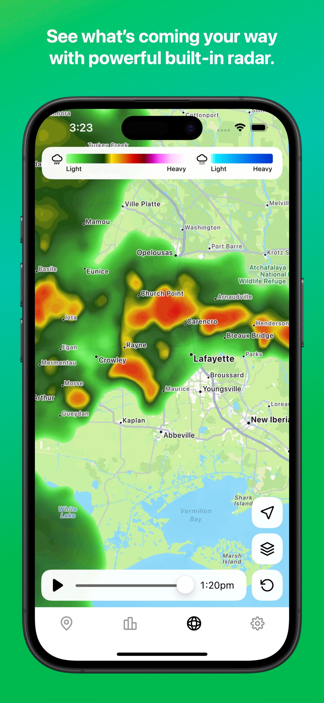 Hello Weather iPhone screenshot 2