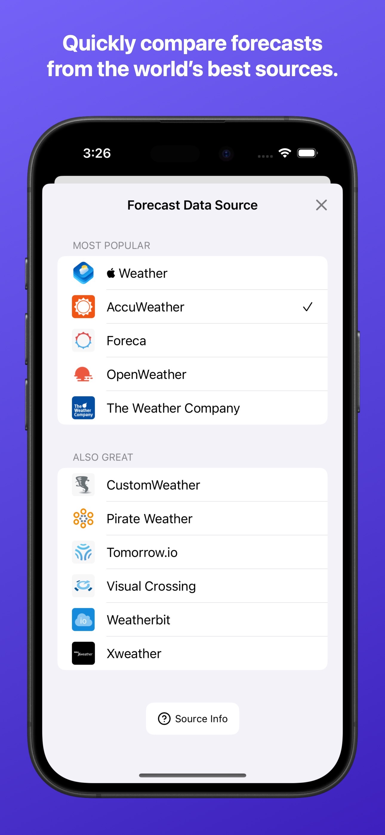 Hello Weather iPhone screenshot 3