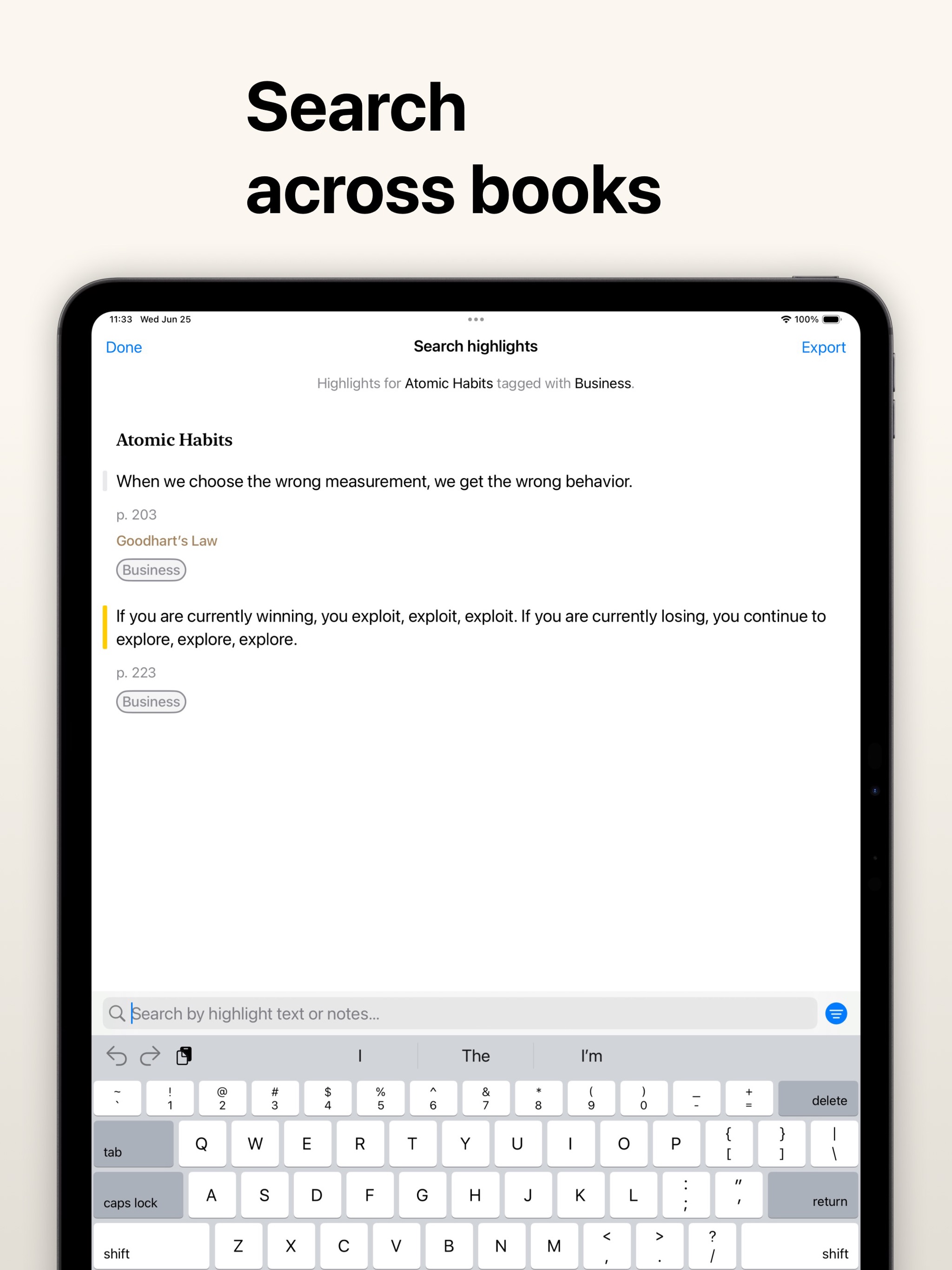 Image to text - Highlighted iPad screenshot 5