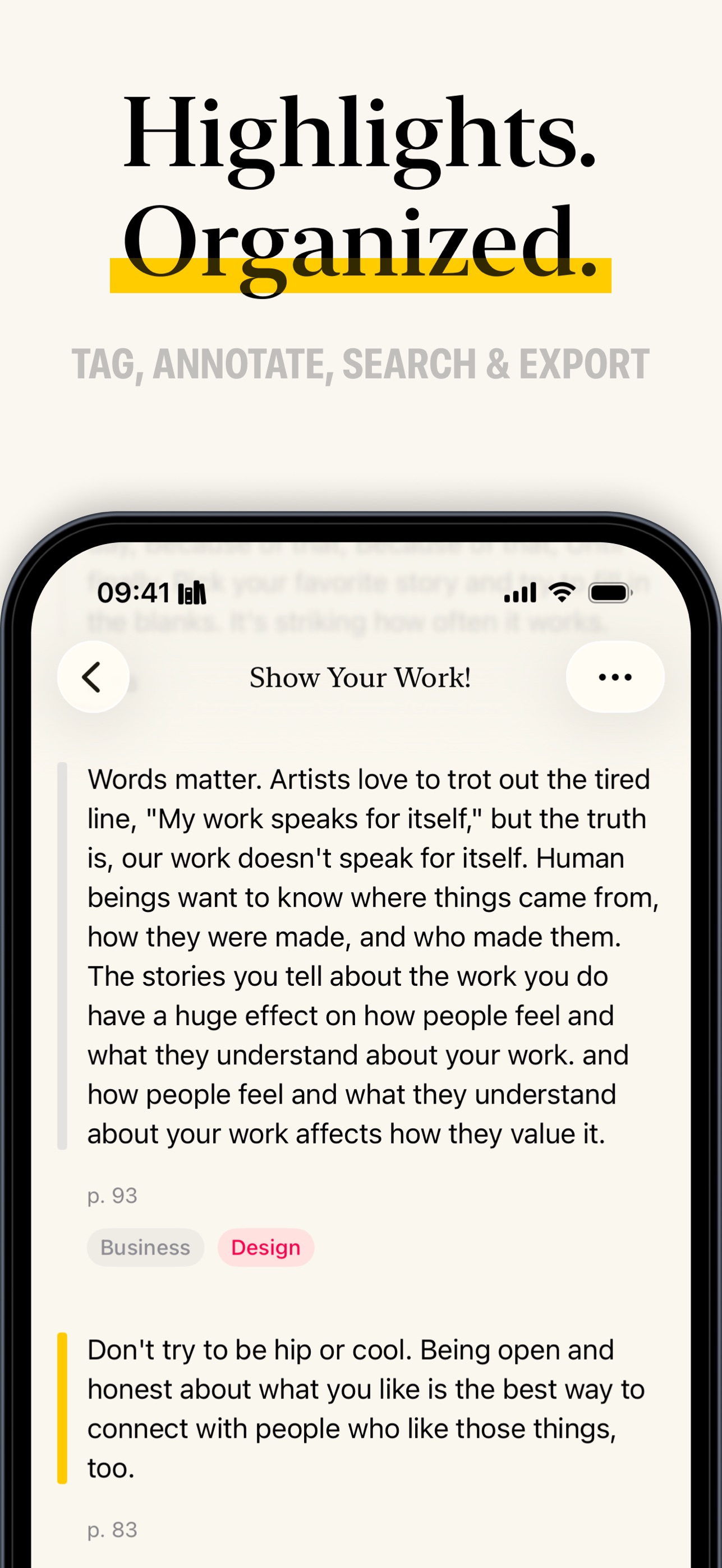 Image to text - Highlighted iPhone screenshot 3