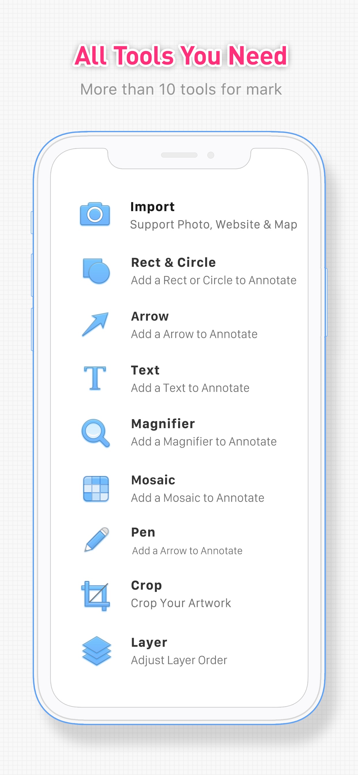 iMark · Image Annotation Tool iPhone screenshot 2