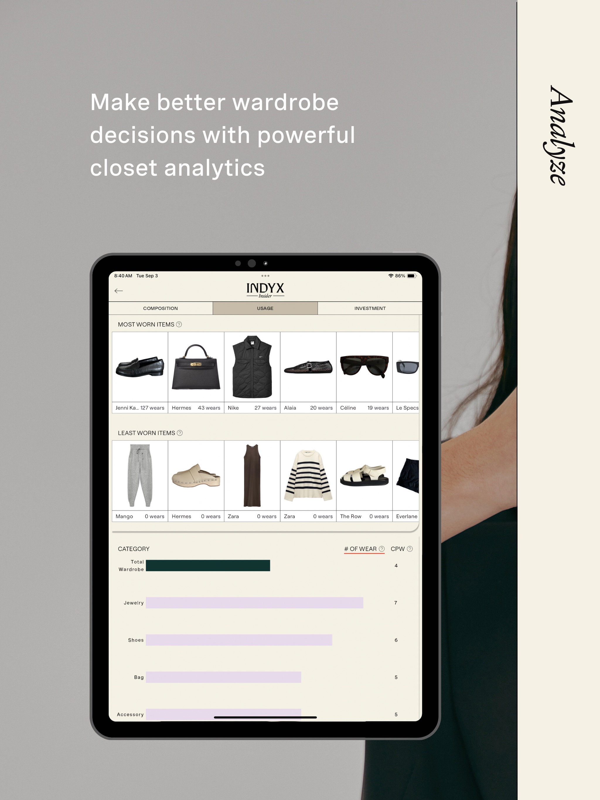 Indyx: Wardrobe & Outfit App iPad screenshot 5
