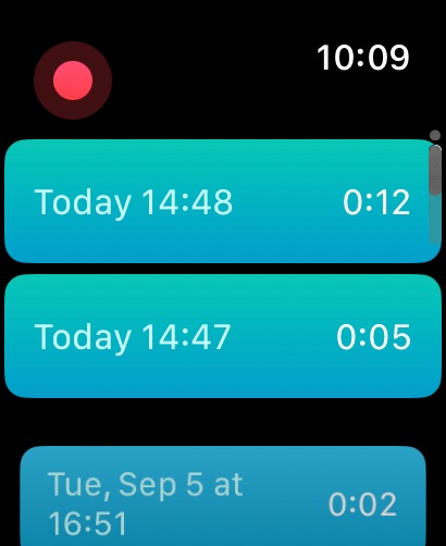 Just Press Record Apple Watch screenshot 3