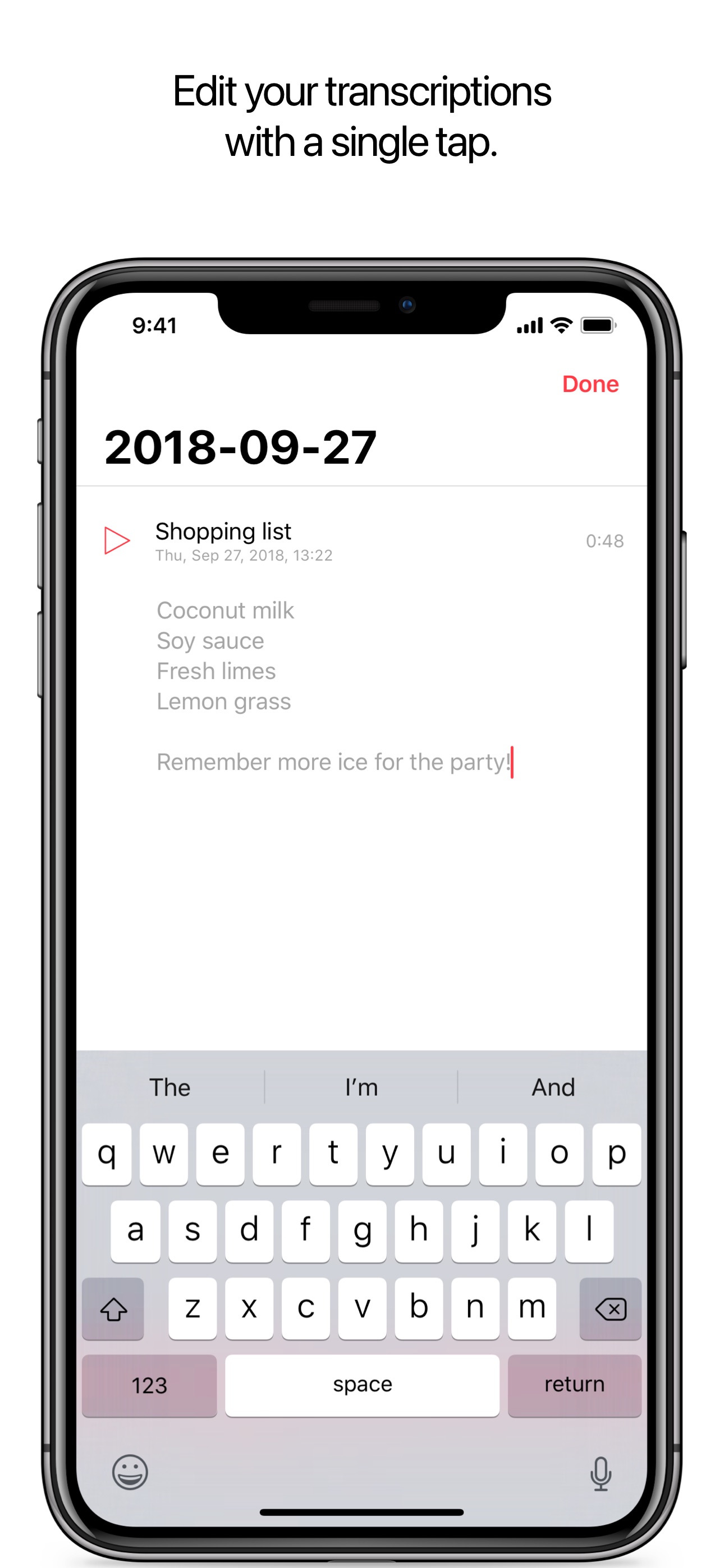 Just Press Record iPhone screenshot 5