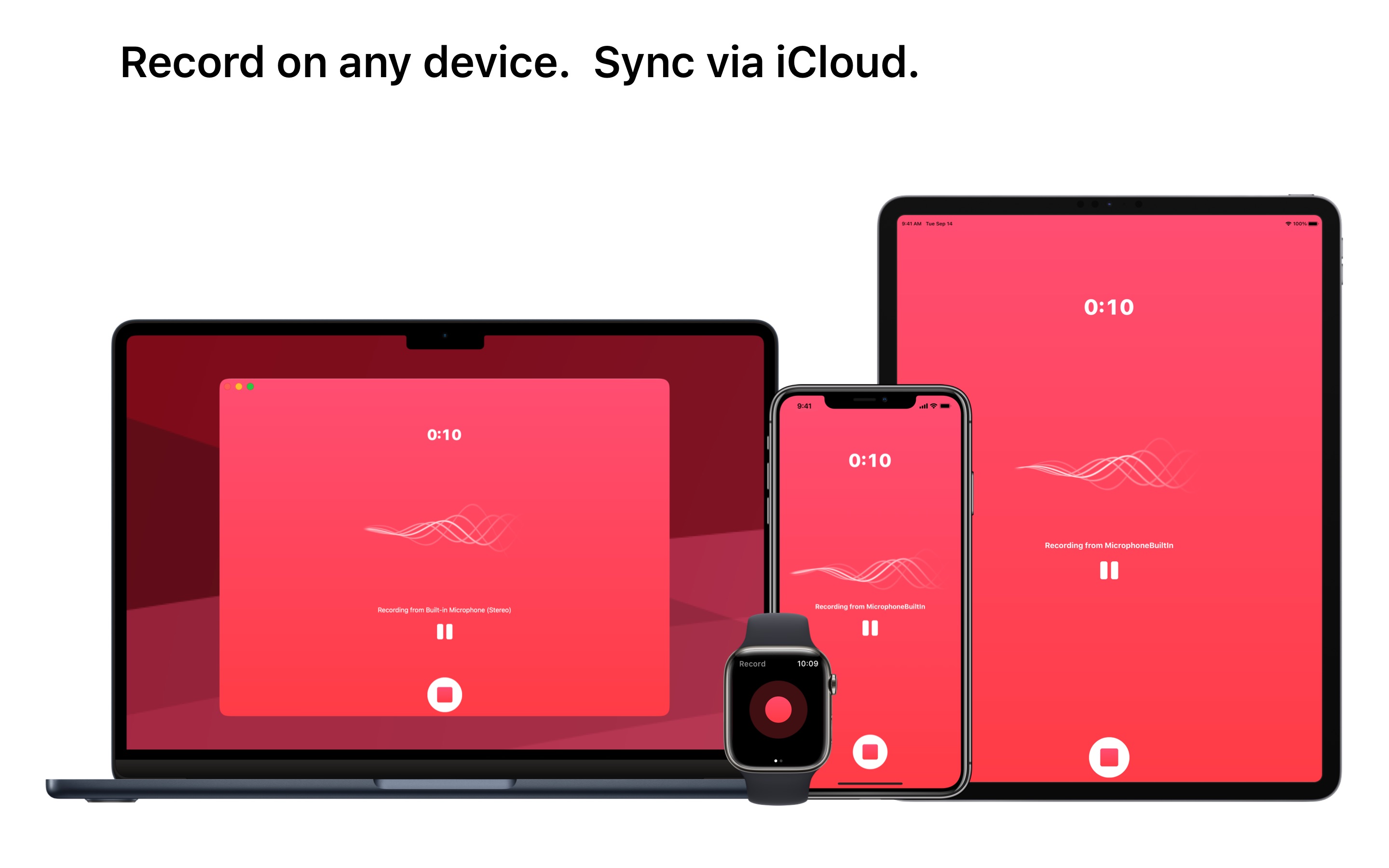 Just Press Record Mac screenshot 1
