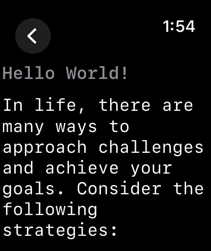 Just.txt • Plain Text Editor Apple Watch screenshot 4