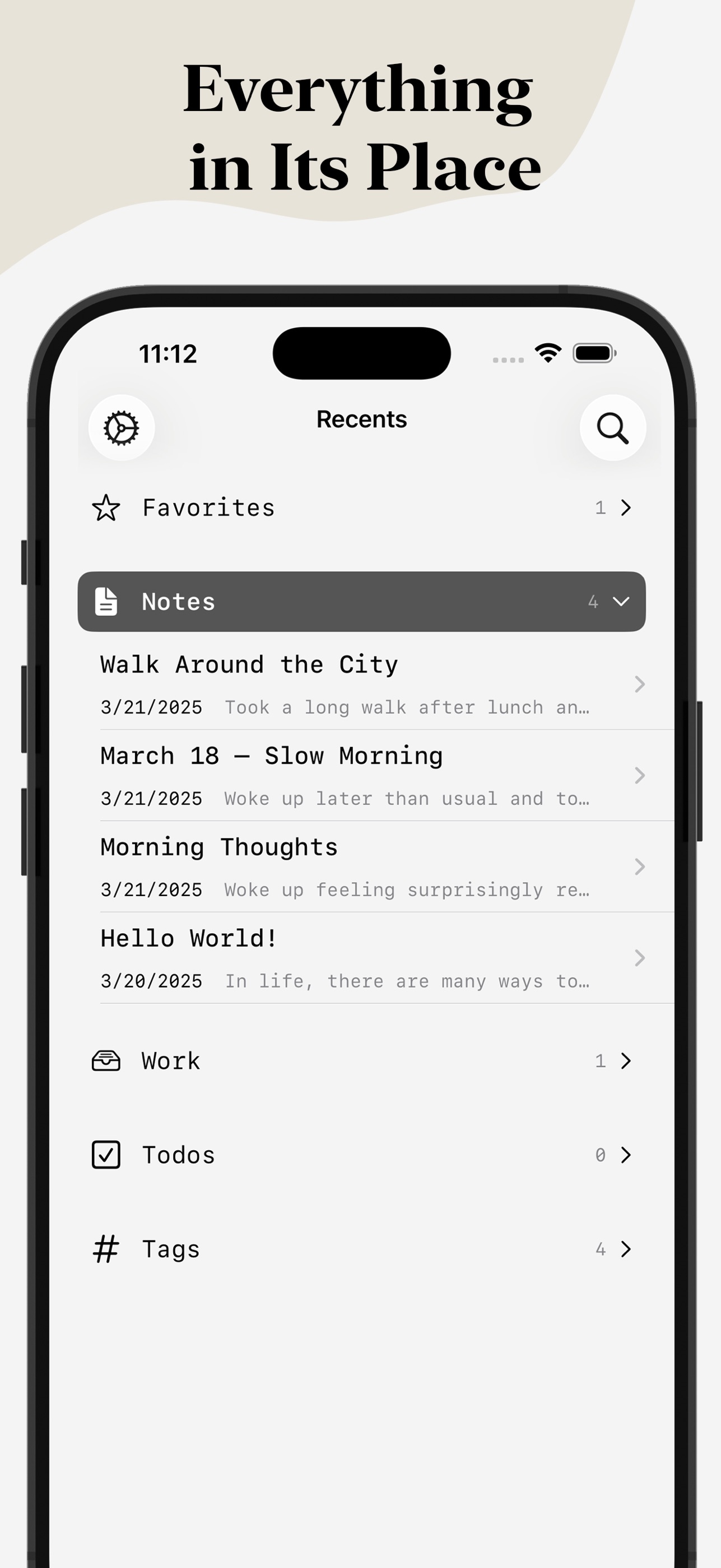 Just.txt • Plain Text Editor iPhone screenshot 2