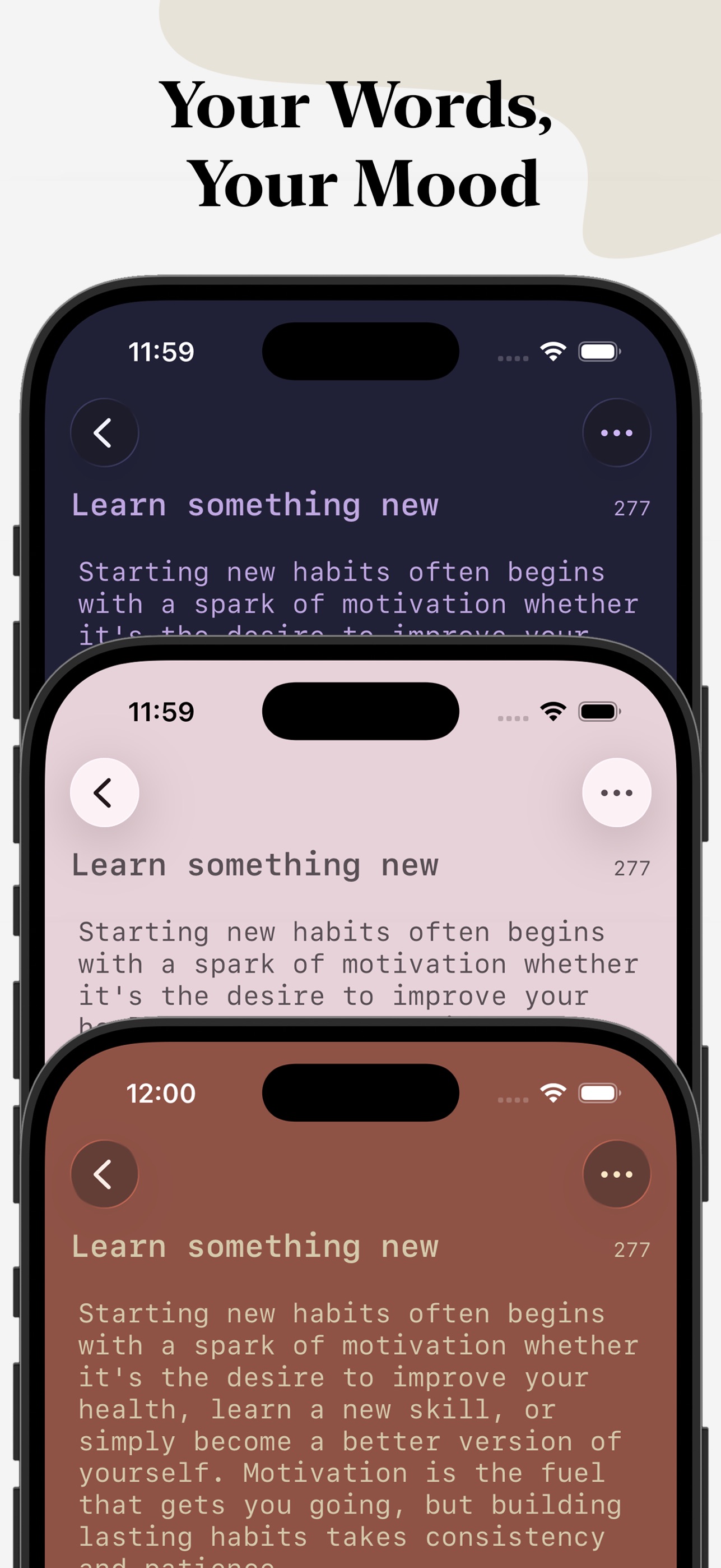 Just.txt • Plain Text Editor iPhone screenshot 4