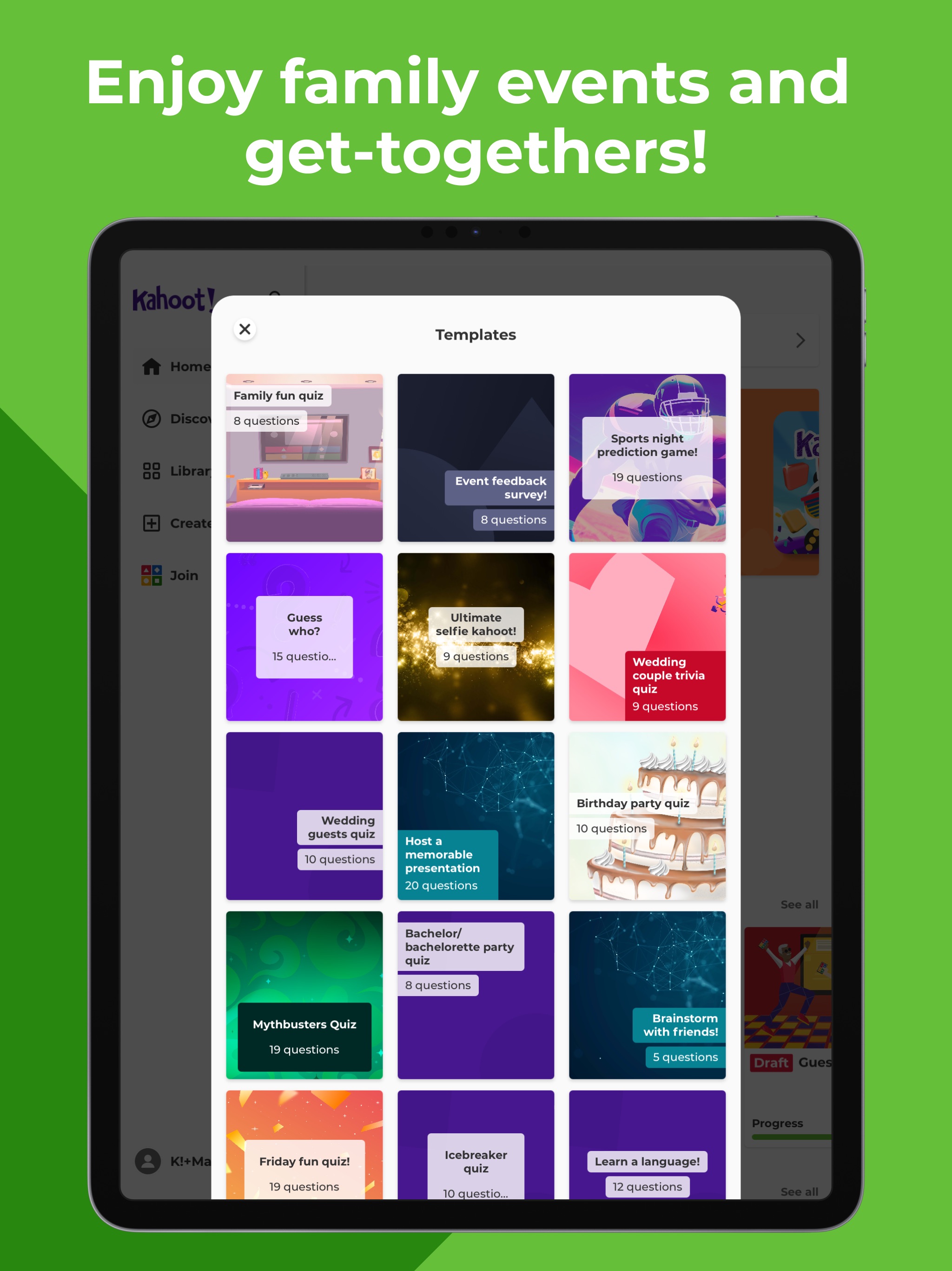 Kahoot! Play & Create Quizzes iPad screenshot 4