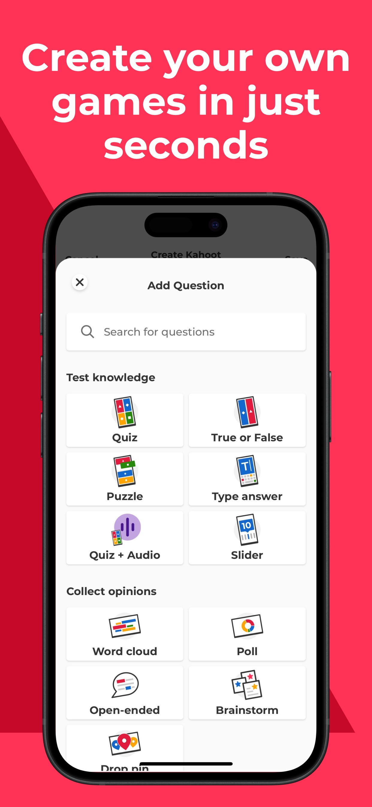 Kahoot! Play & Create Quizzes iPhone screenshot 4