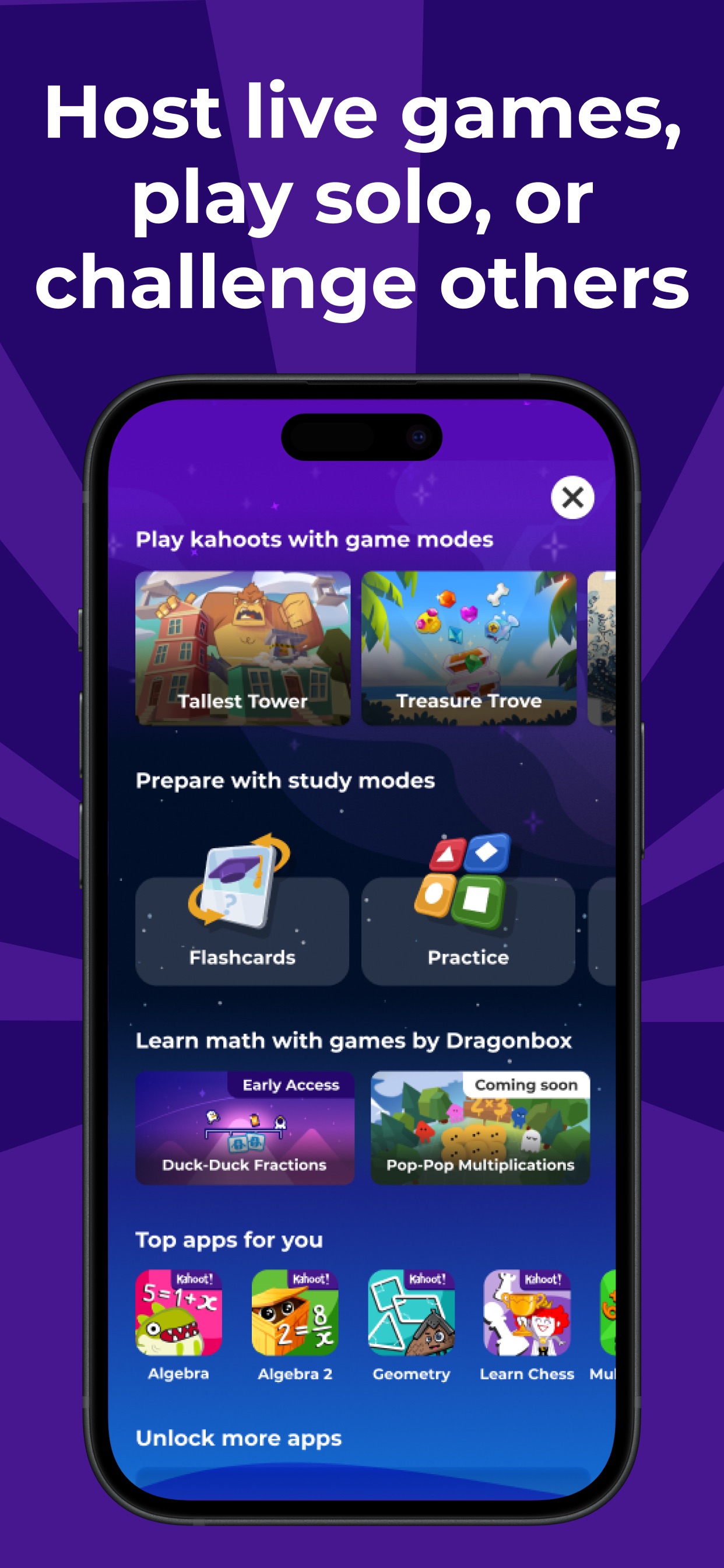 Kahoot! Play & Create Quizzes iPhone screenshot 5