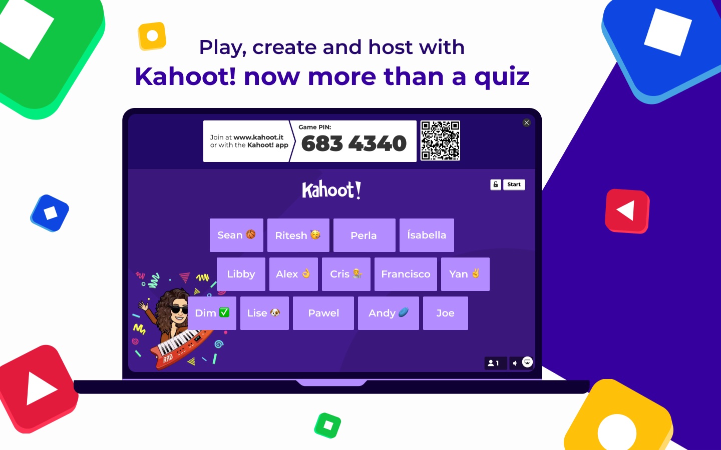 Kahoot! Play & Create Quizzes Mac screenshot 1