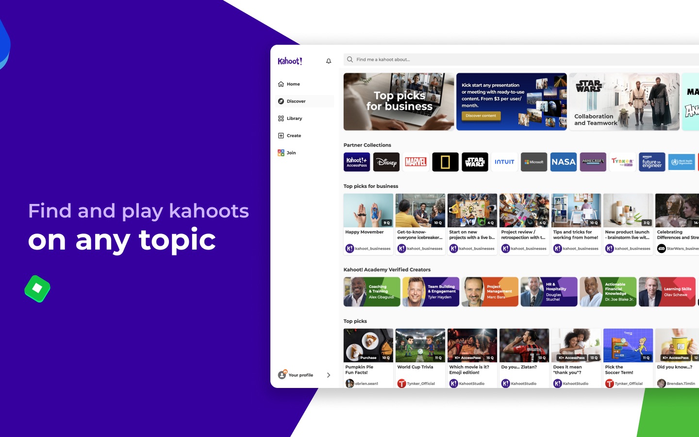 Kahoot! Play & Create Quizzes Mac screenshot 2