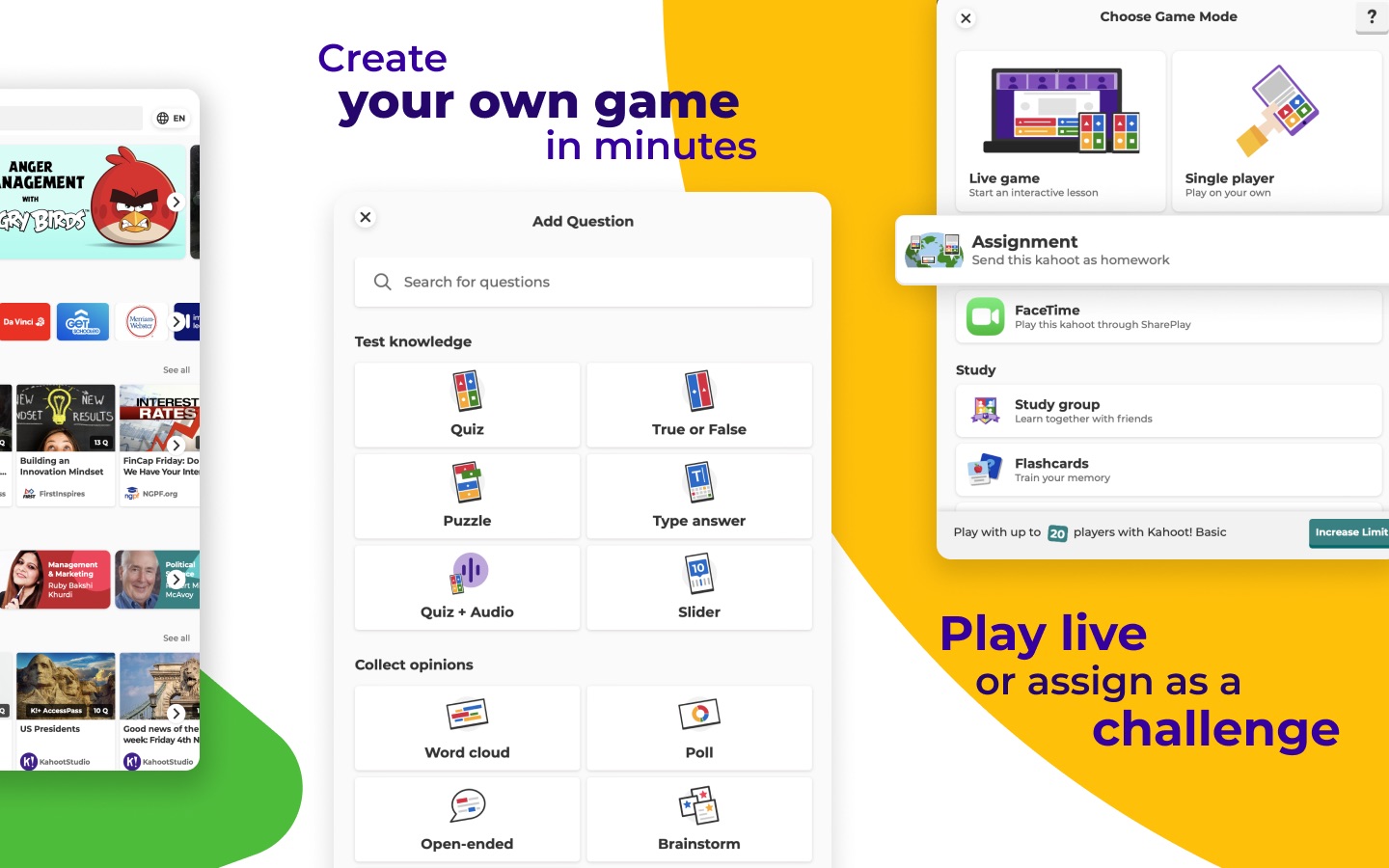Kahoot! Play & Create Quizzes Mac screenshot 3