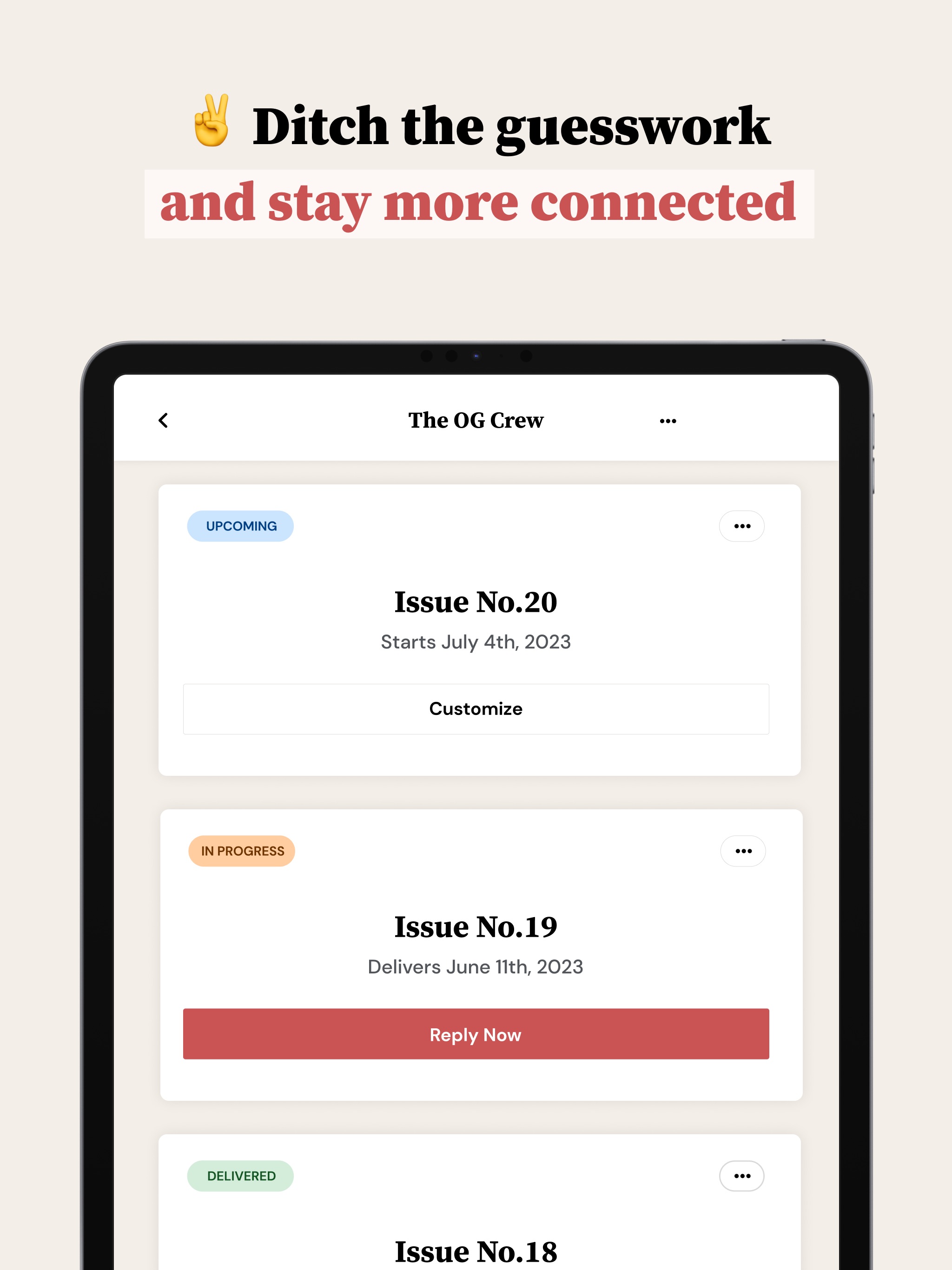 Letterloop: Group Newsletters iPad screenshot 2