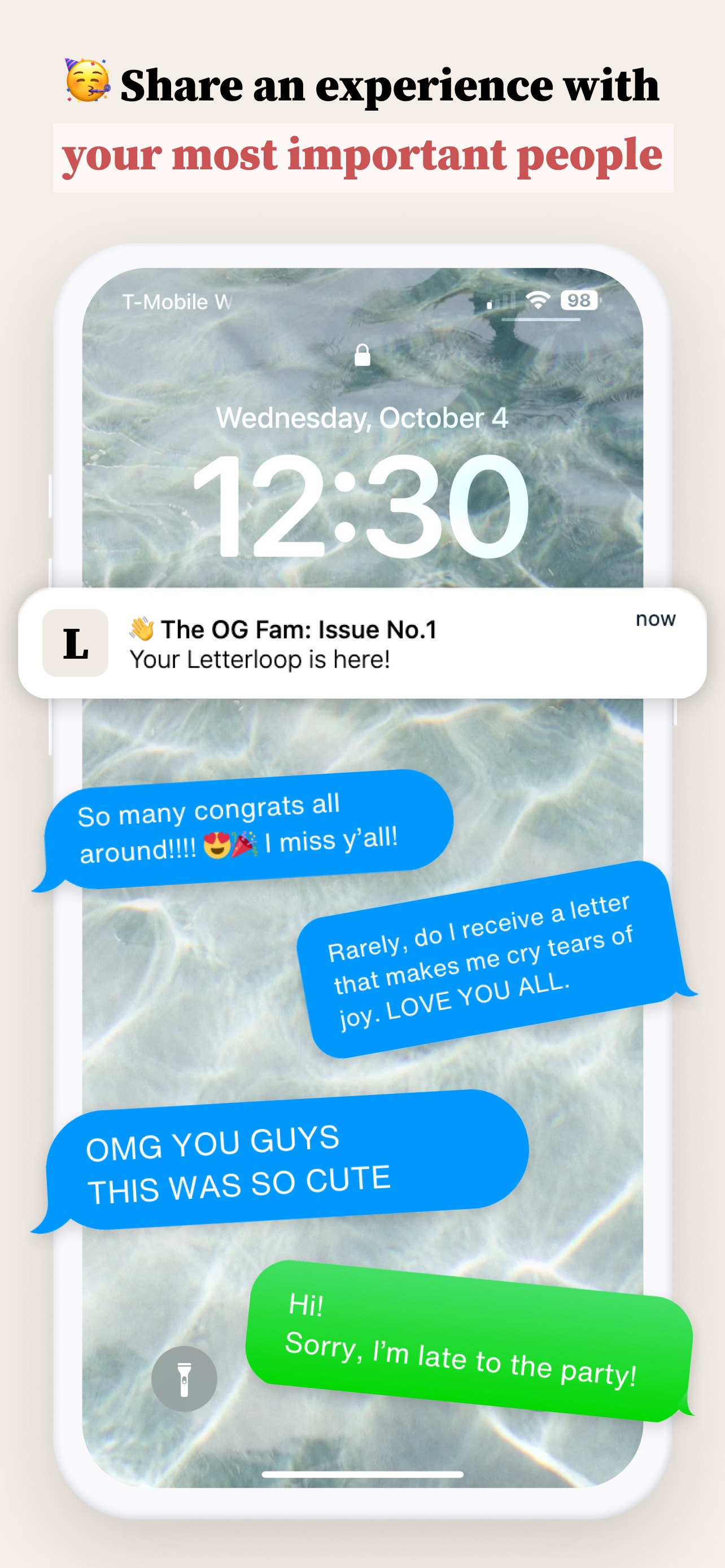 Letterloop: Group Newsletters iPhone screenshot 3