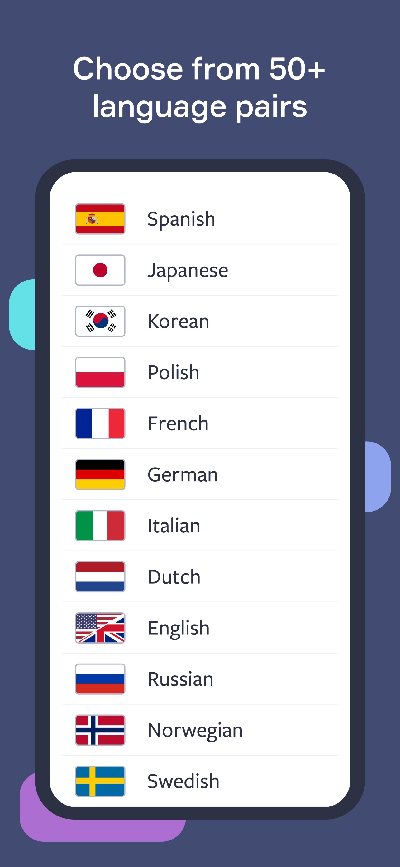 Lingvist iPhone screenshot 1