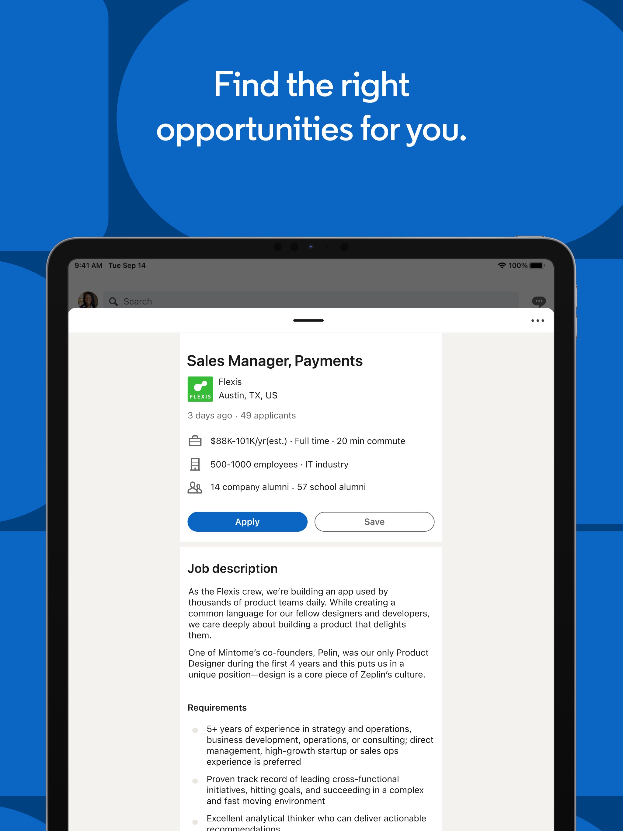 LinkedIn: Community & Network iPad screenshot 2