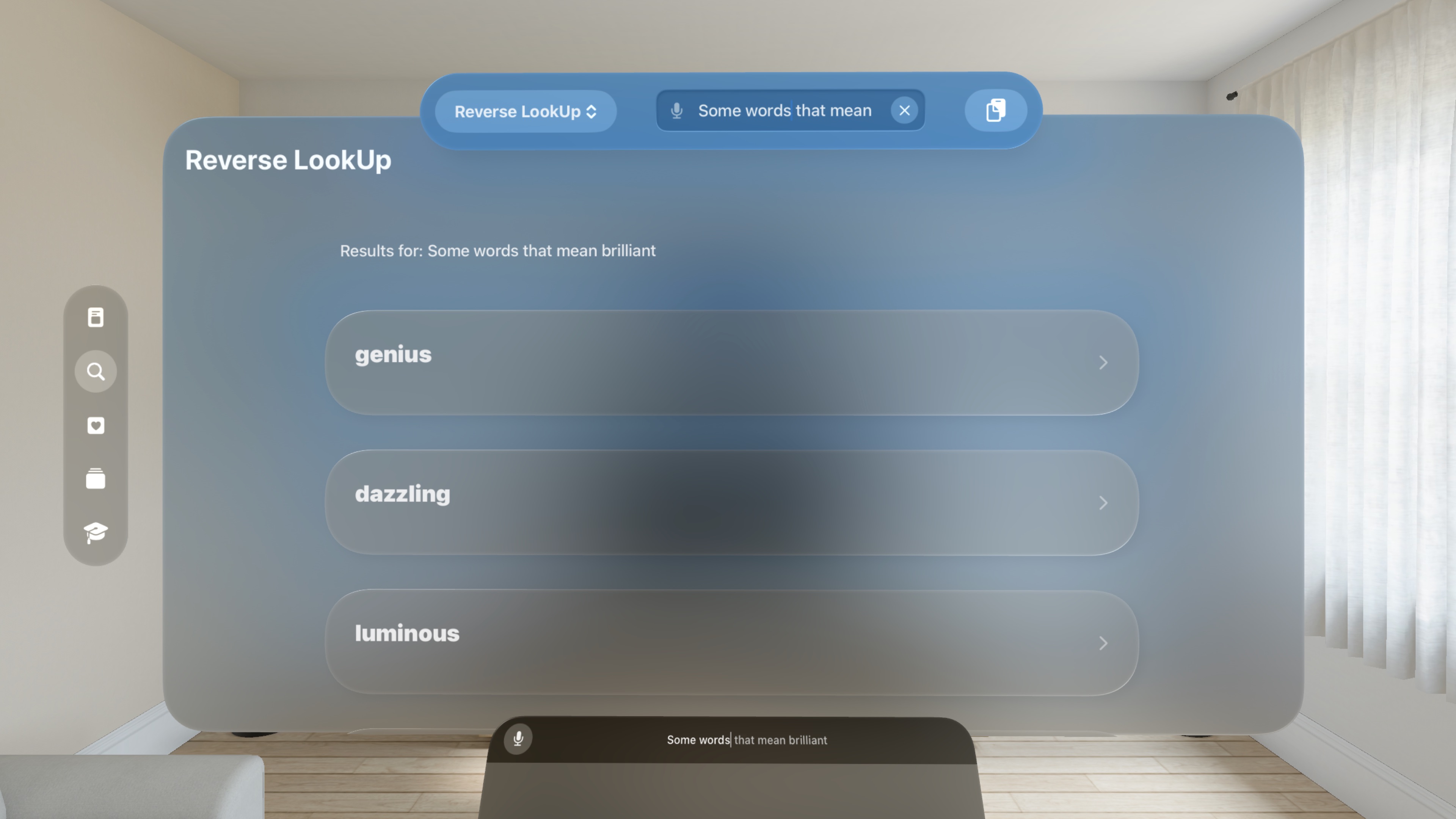 LookUp Apple Vision screenshot 3