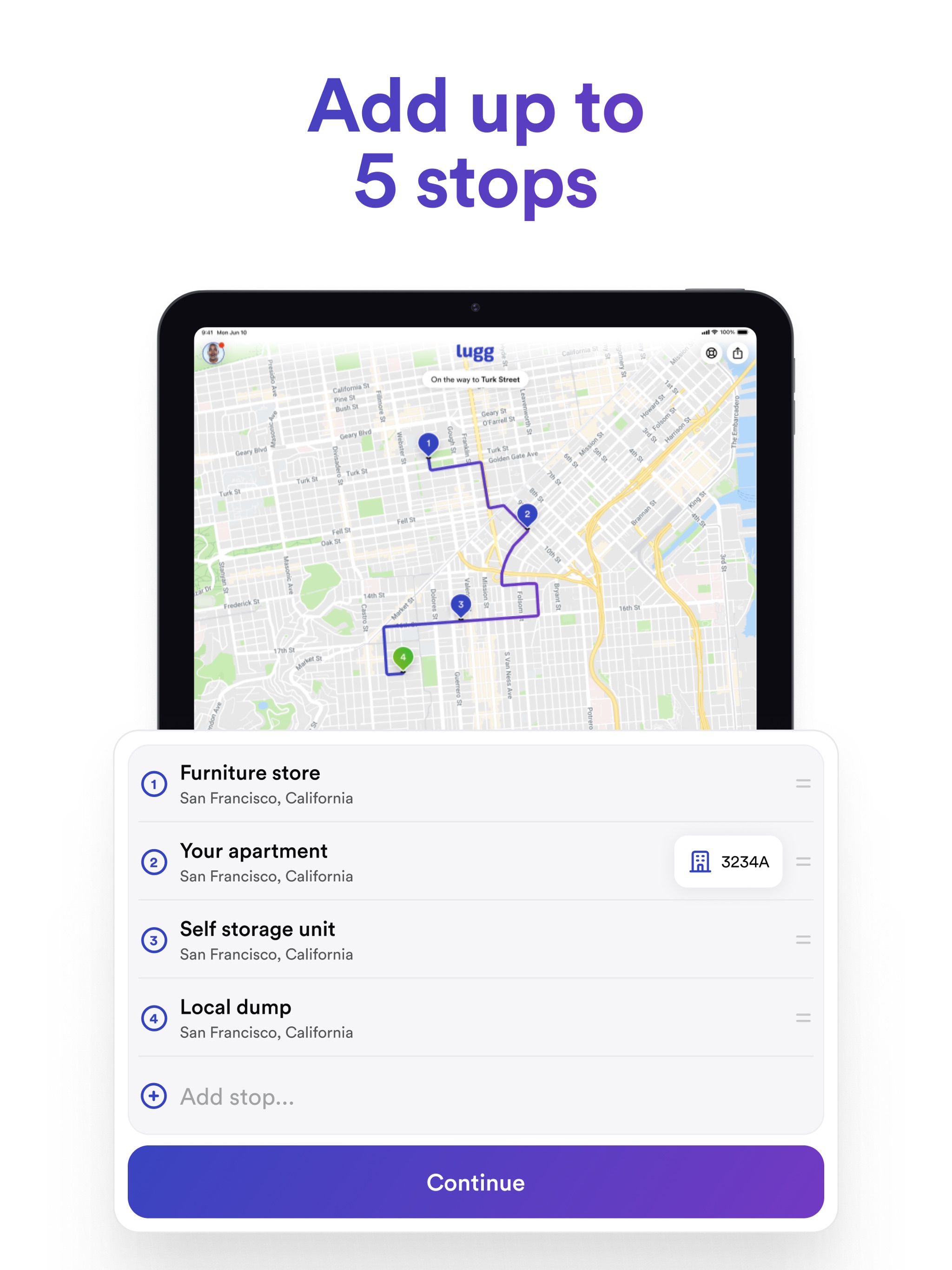 Lugg - Moving & Delivery iPad screenshot 5