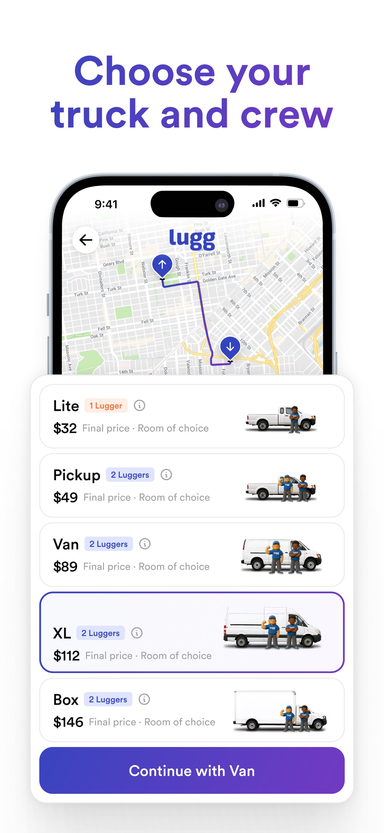 Lugg - Moving & Delivery iPhone screenshot 3