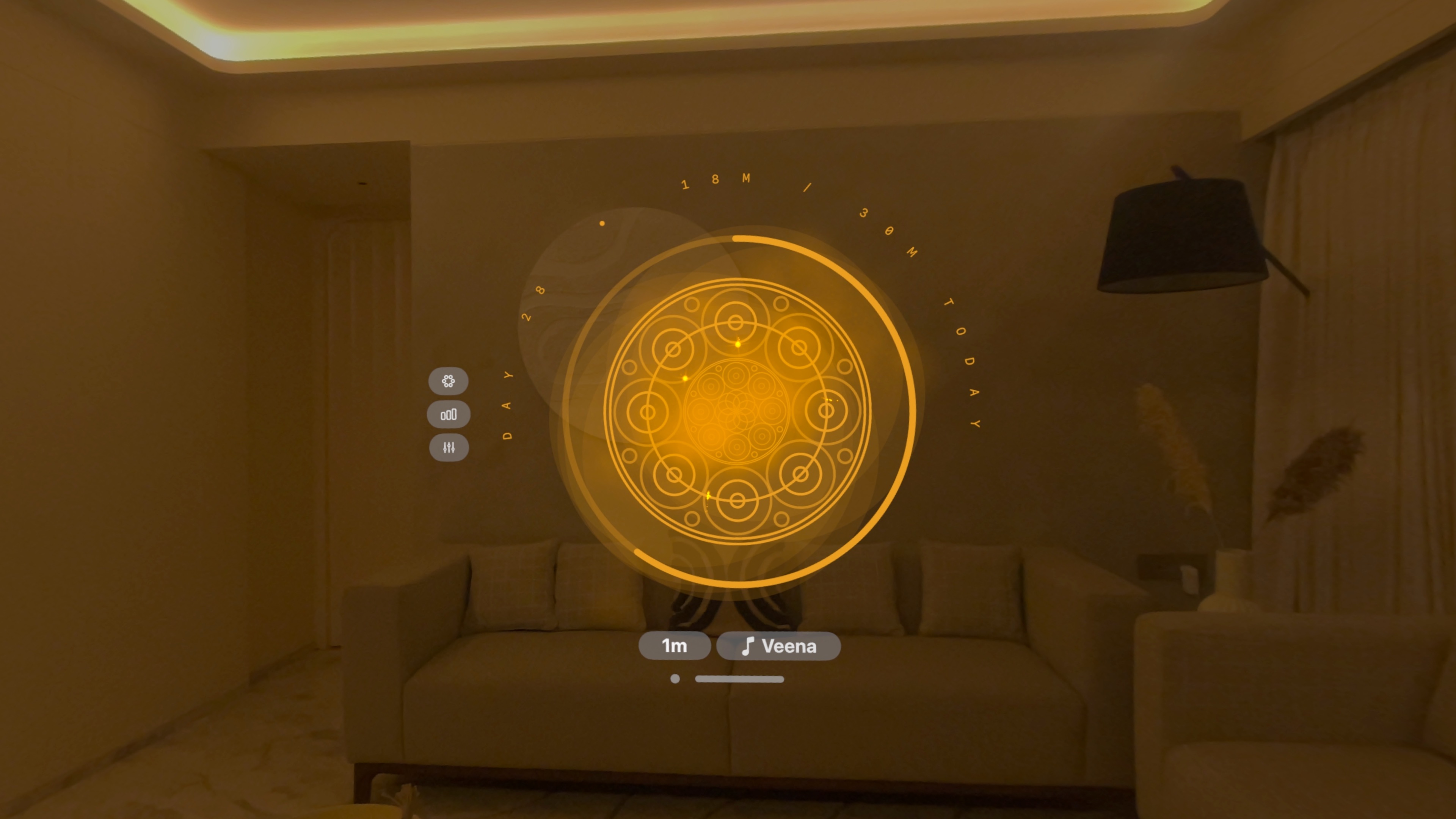 Meditate - Mindfulness app Apple Vision screenshot 2