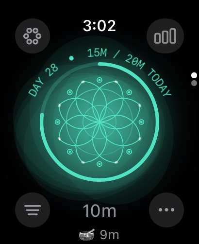 Meditate - Mindfulness app Apple Watch screenshot 1